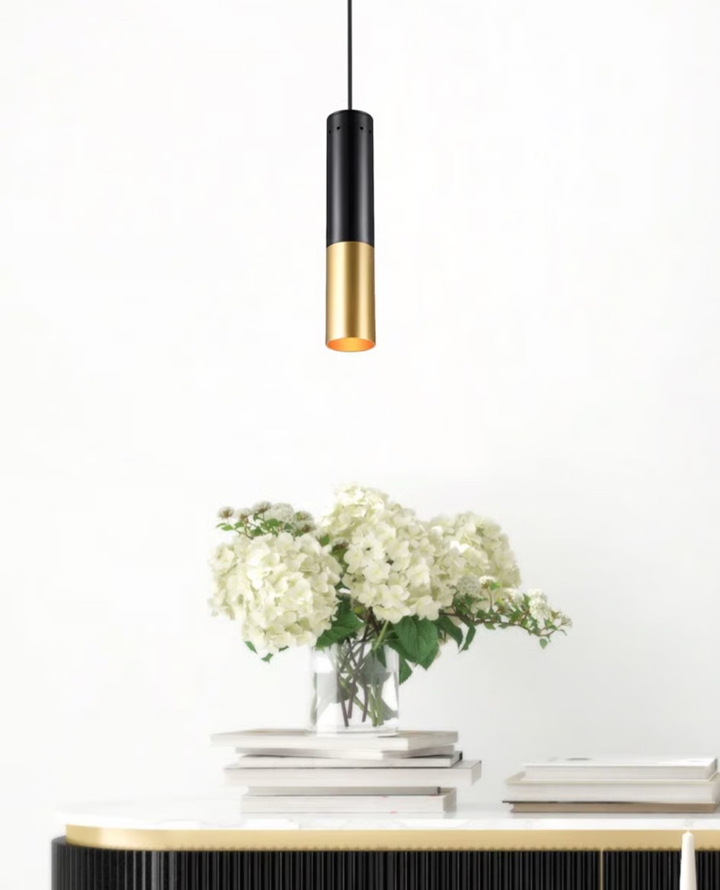 Scituate 1 - Light Unique / Statement Cylinder Pendant