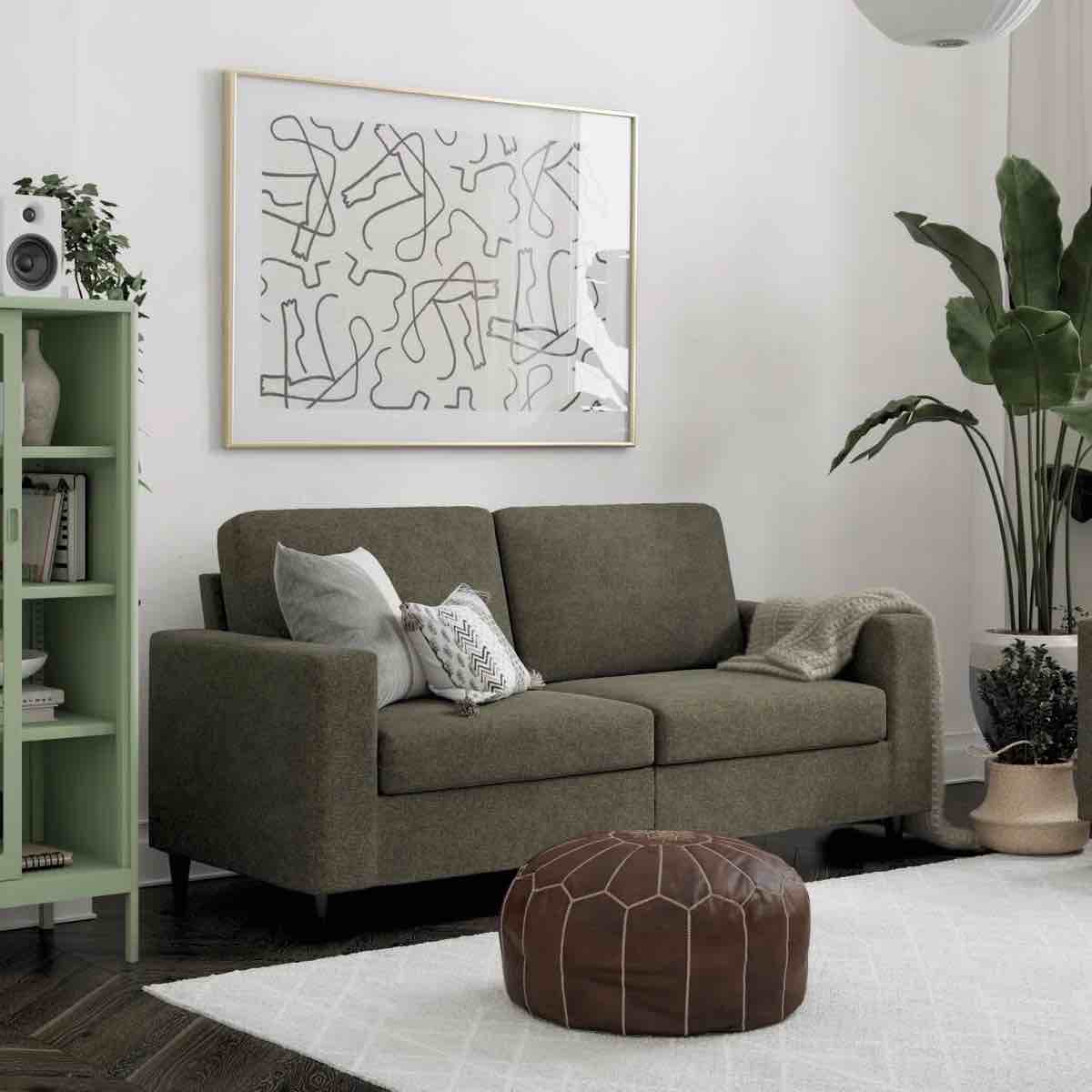 Azaleh 75" Square Arm Sofa