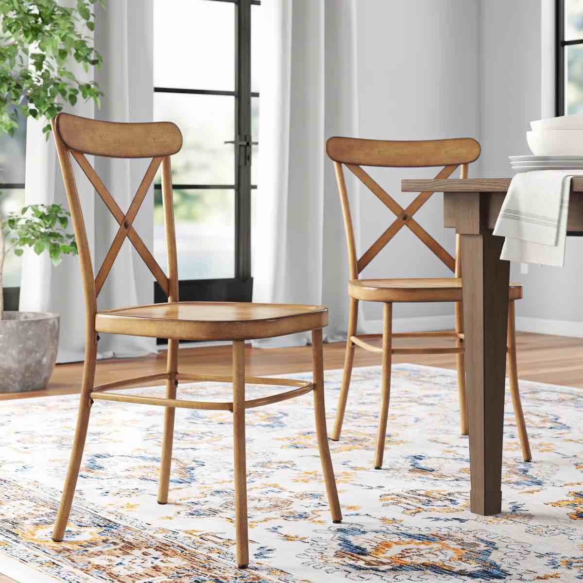 Aliha 18.51'' H Metal Side Chair (Set of 6 )