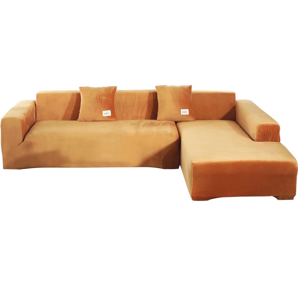  Covers Cushion L-Cushion Sofa Slipcover and Thick Plush covers Only 