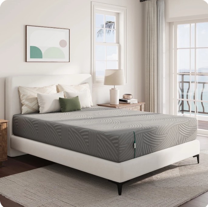 Novilla Atease 8" Medium Gel Memory Foam Mattress,Adult,Queen Size