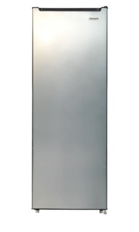 frigidaire 6.5 cu. ft. upright freezer, platinum silver, efrf698