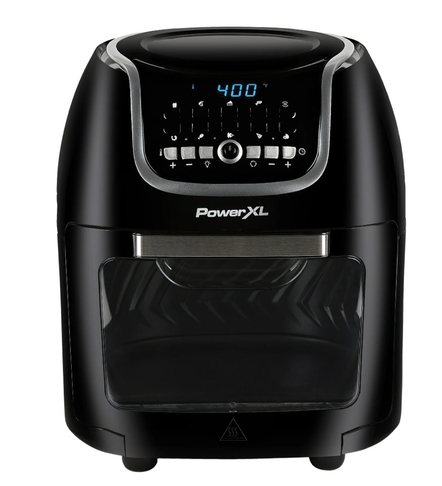 PowerXL Vortex Air Fryer Pro Plus 10 Quart Capacity, Black, 1700 Watts,