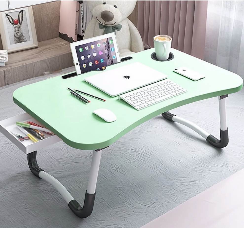 Portable Table Folding Laptop Computer Bed Tray Breakfast Reading Lap Desk Stand