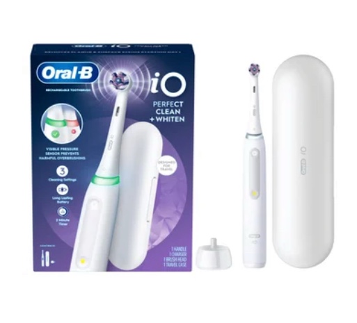 Oral-B iO Perfect Clean & Whiten Rechargeable Electric Toothbrush, 1-pack