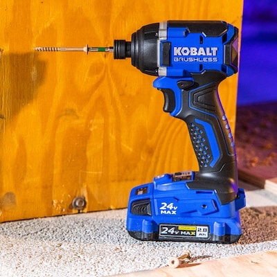 Kobalt 24-volt 1/4-in Brushless Cordless Impact Driver (Battery Included and Charger Included)