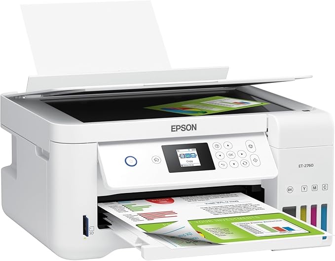 Epson EcoTank ET-2760 Supertank Color Inkjet All-in-One Printer