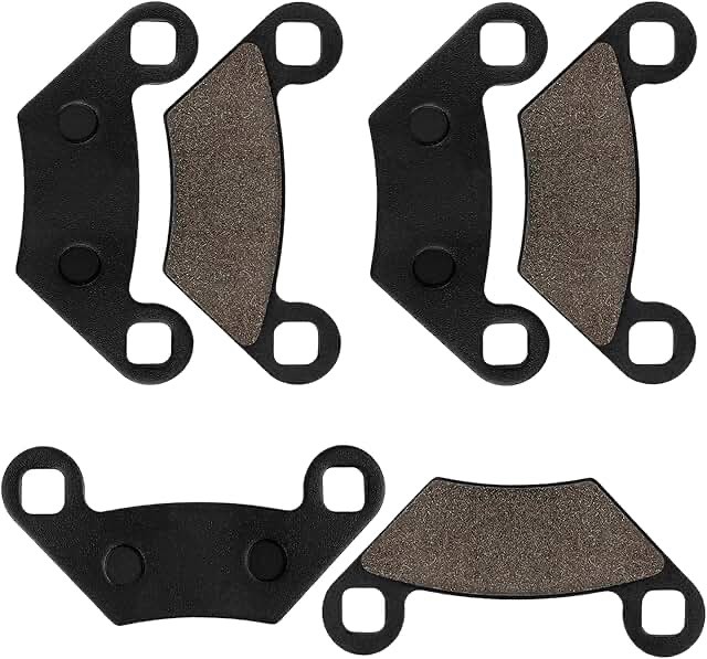 LOCOPOW Brake Pads For Polaris Sportsman 850 550 500 X2 XP Touring 2009 2010 2011 2012 2013 2014 2015 2016 2017 2018 2019-2024,Front and Rear