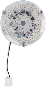 CYTGOUPER 3.93 Inch LED Ceiling Fan Light,18w 2000lm 3 Color Temperature Dimmable Magnetic LED Retrofit Light Board Ceiling Fan Panel for Ceiling Fans Chandeliers