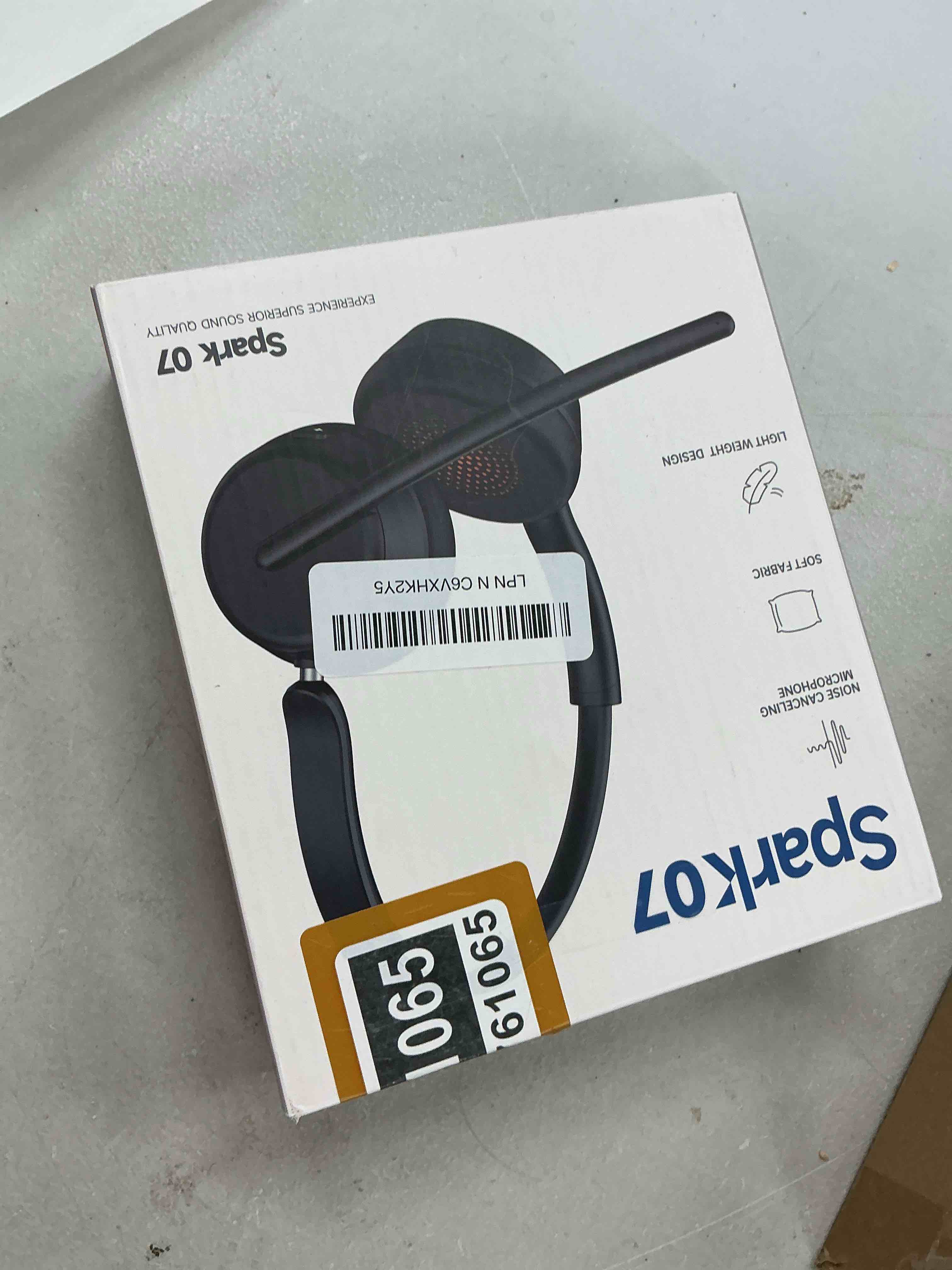 Condition photo showing Good Condition for wireless headset with mic for work, bluetooth 5.4 headphones with ai noise-canceling mic for clear calls, wireless headsets with mic mute & usb a/c dongle for pc, computer, laptop, black balck