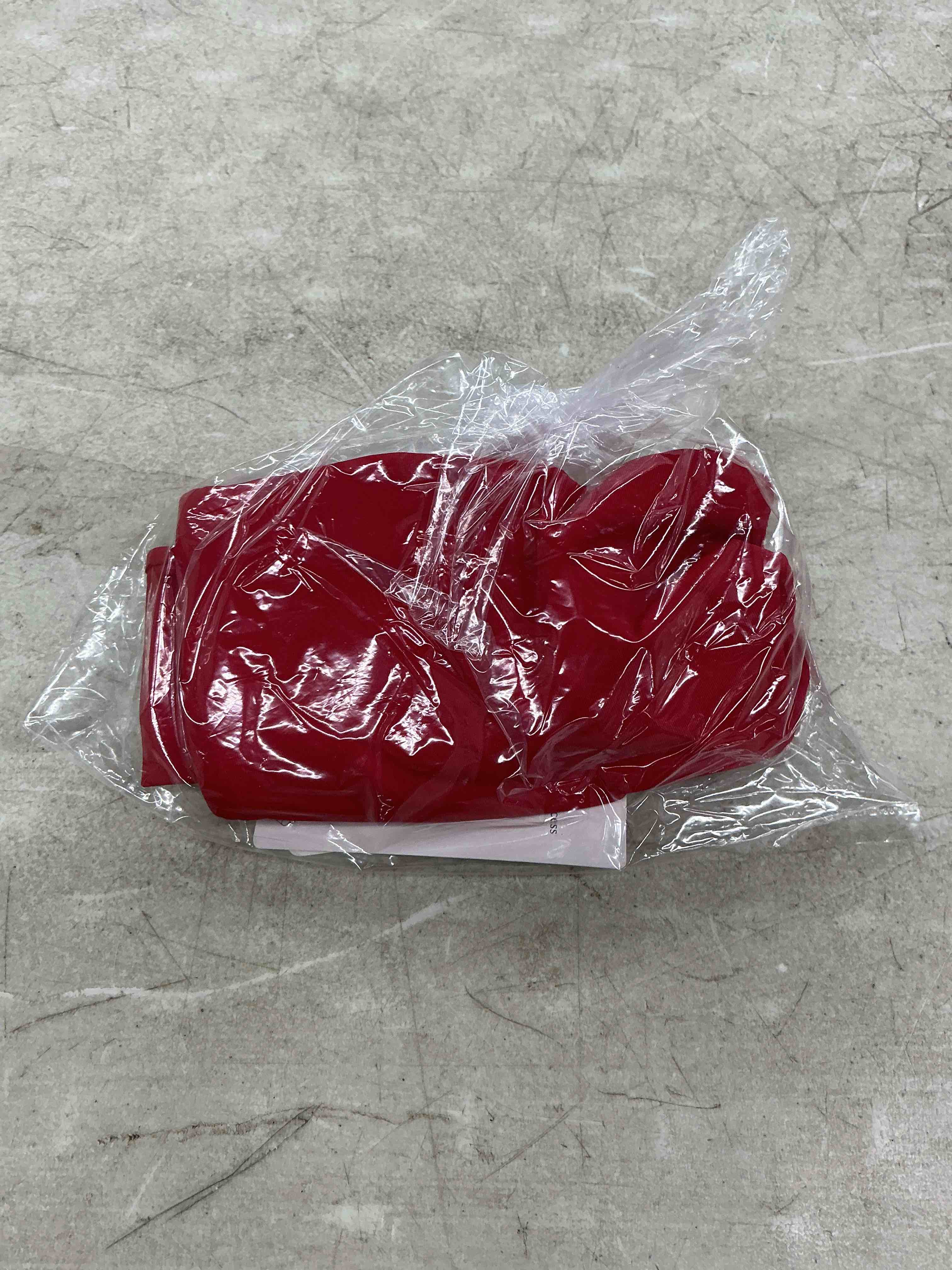 Condition photo showing New/Like New for quince italian high-rise high-leg bikini bottom, s, cherry