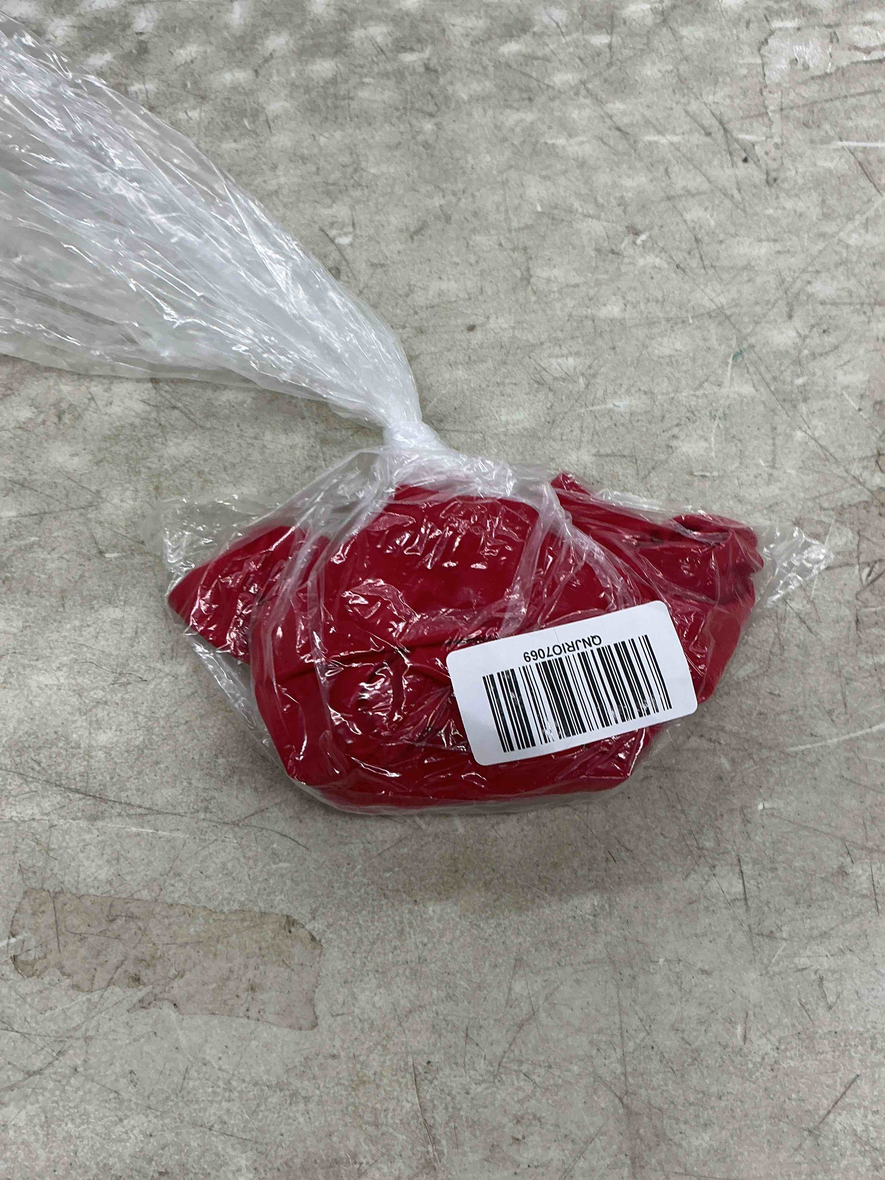 Condition photo showing New/Like New for quince italian high-rise high-leg bikini bottom, m, cherry