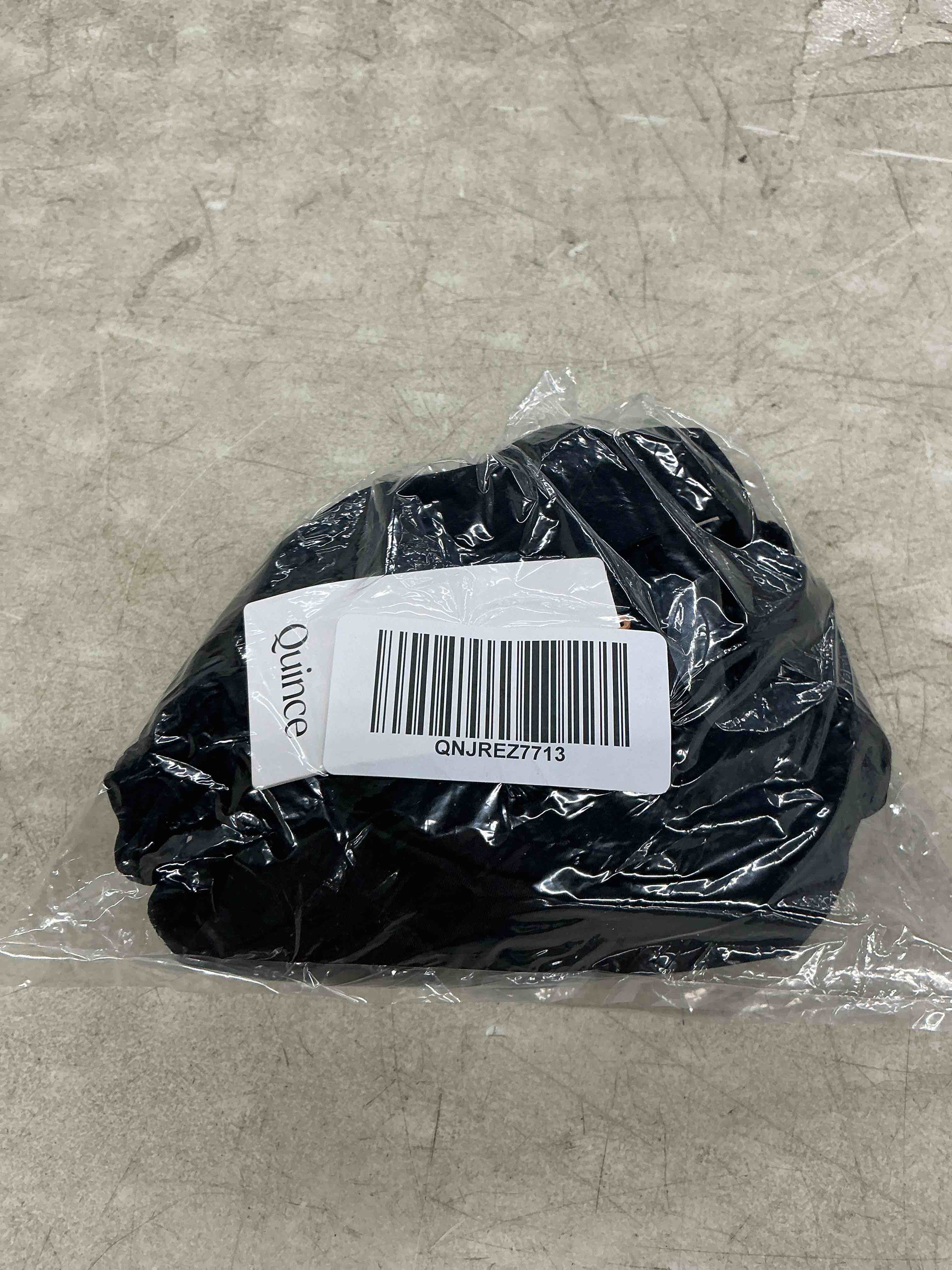 Condition photo showing New/Like New for quince italian underwire one-piece swimsuit, m, black