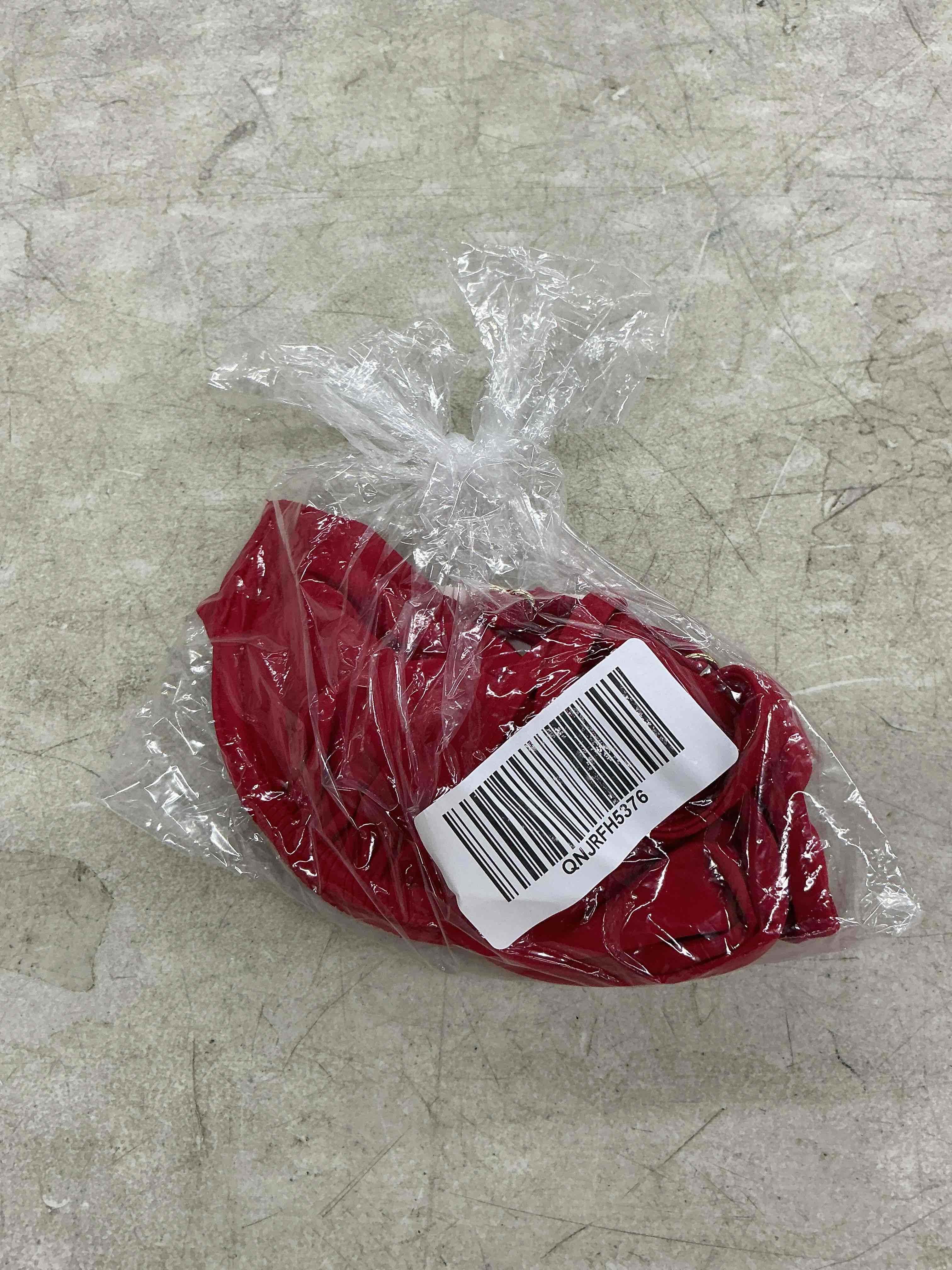 Condition photo showing New/Like New for quince italian demi bikini top, m, cherry