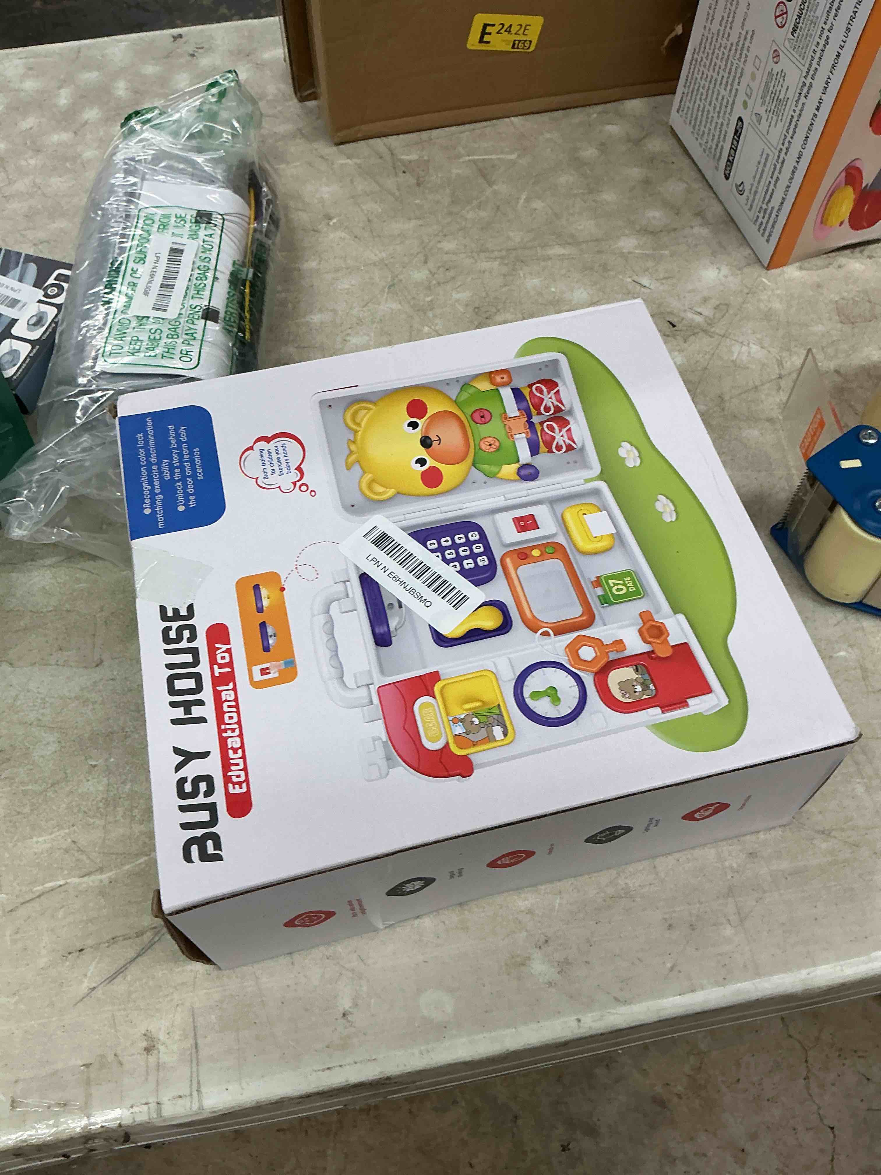 Condition photo showing Good Condition for mfeesyob montessori toys for 1 year old boy girl, musical montessori busy board for 12-18 month age, educational montessori toy for toddlers 1-3, birthday gift for 1+ year old boy girl 9.05 x 2.36 x 10.23 inches