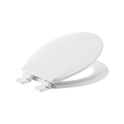American Standard Bedminster Wood White Round Soft Close Toilet Seat