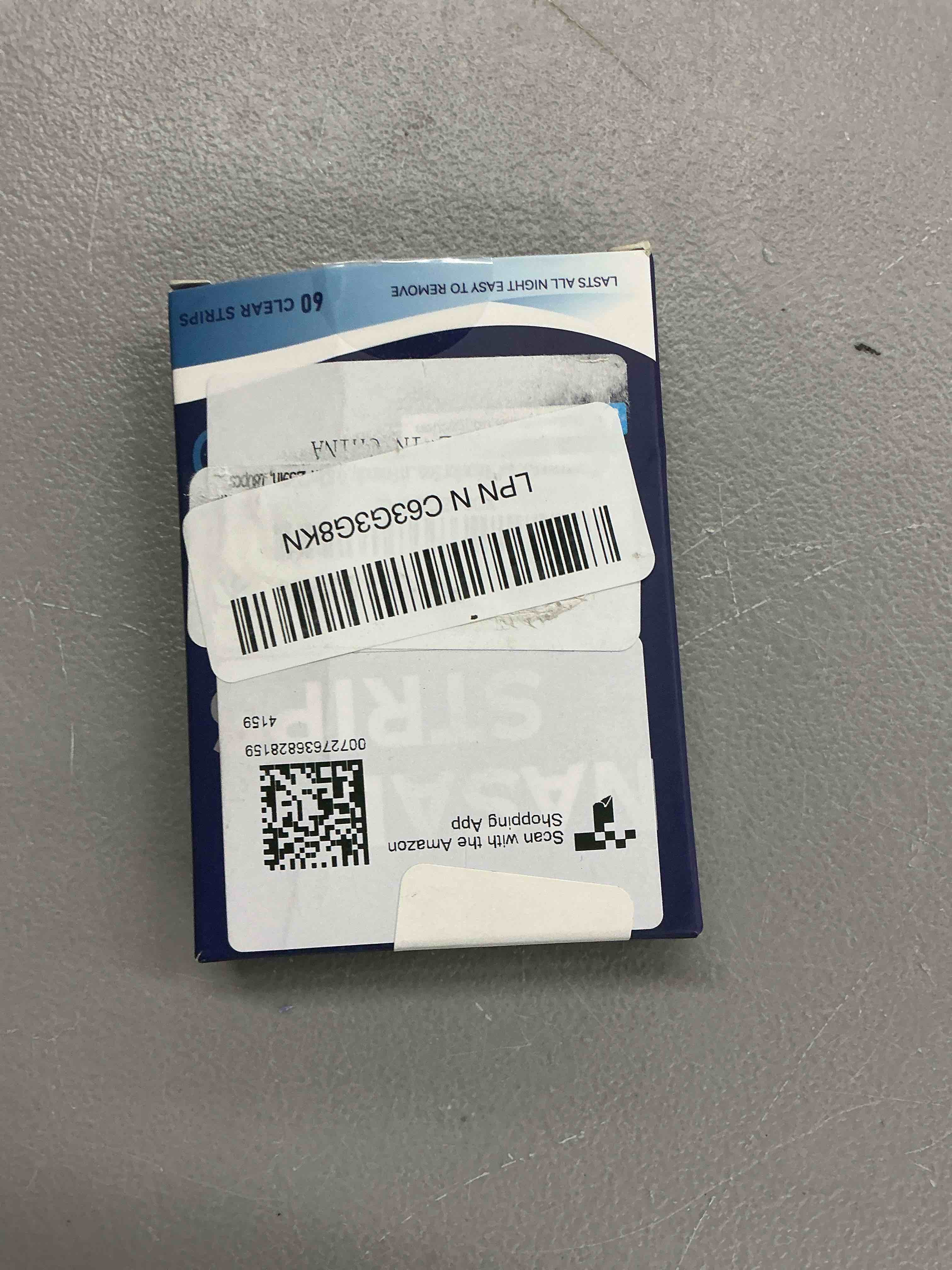 Condition photo showing Good Condition for breathe right nasal strips, clear large nose strips, snoring, nasal congestion, deviated septum, allergies, 30 ct (packaging may vary)