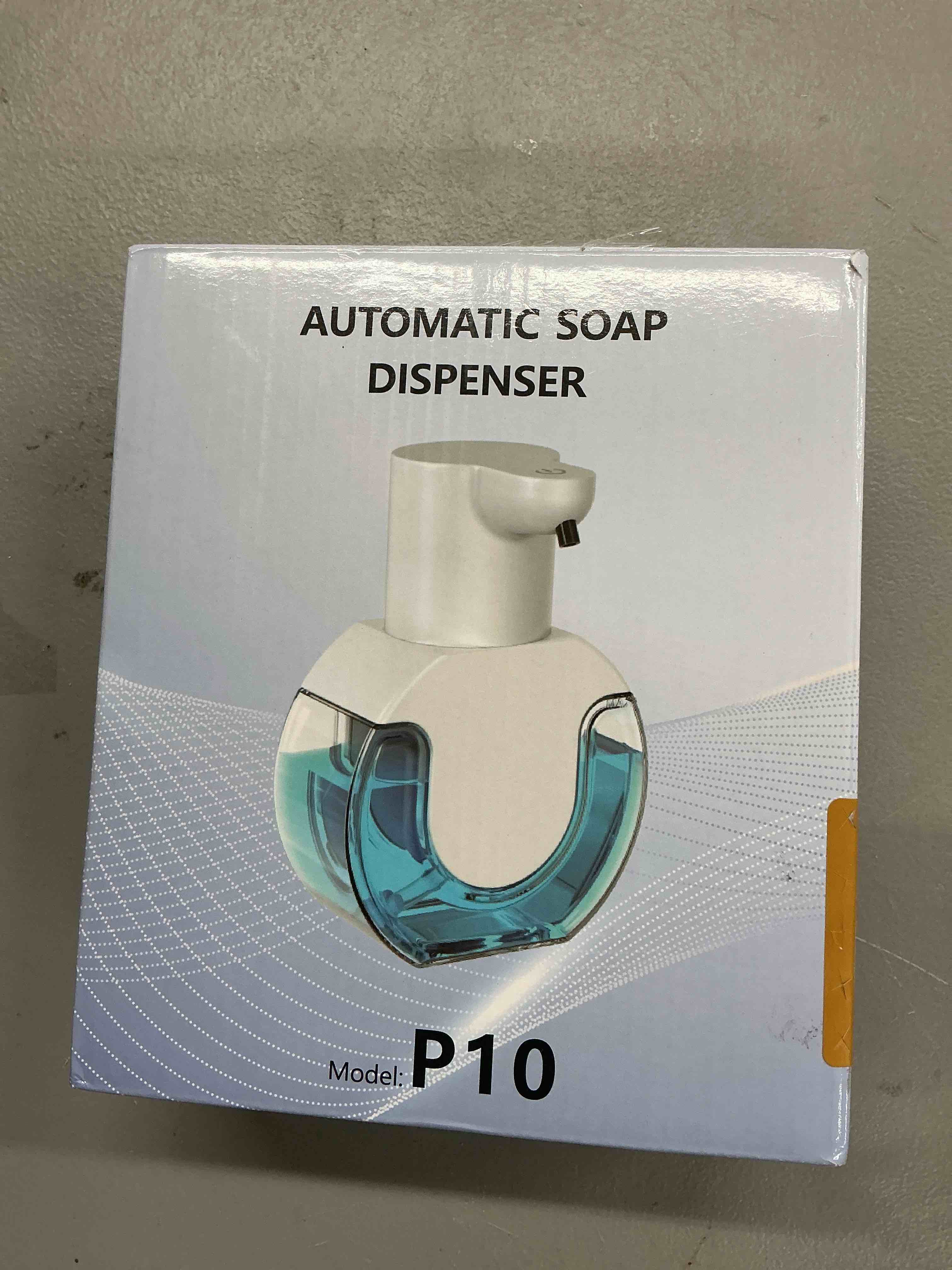 Condition photo showing Good Condition for automatic soap dispenser touchless,rechargeable foaming soap dispenser,15oz/420ml smart hand soap dispensers,4-level adjustable,wall mount for bathroom kitchen dish soap,hands-free white foam
