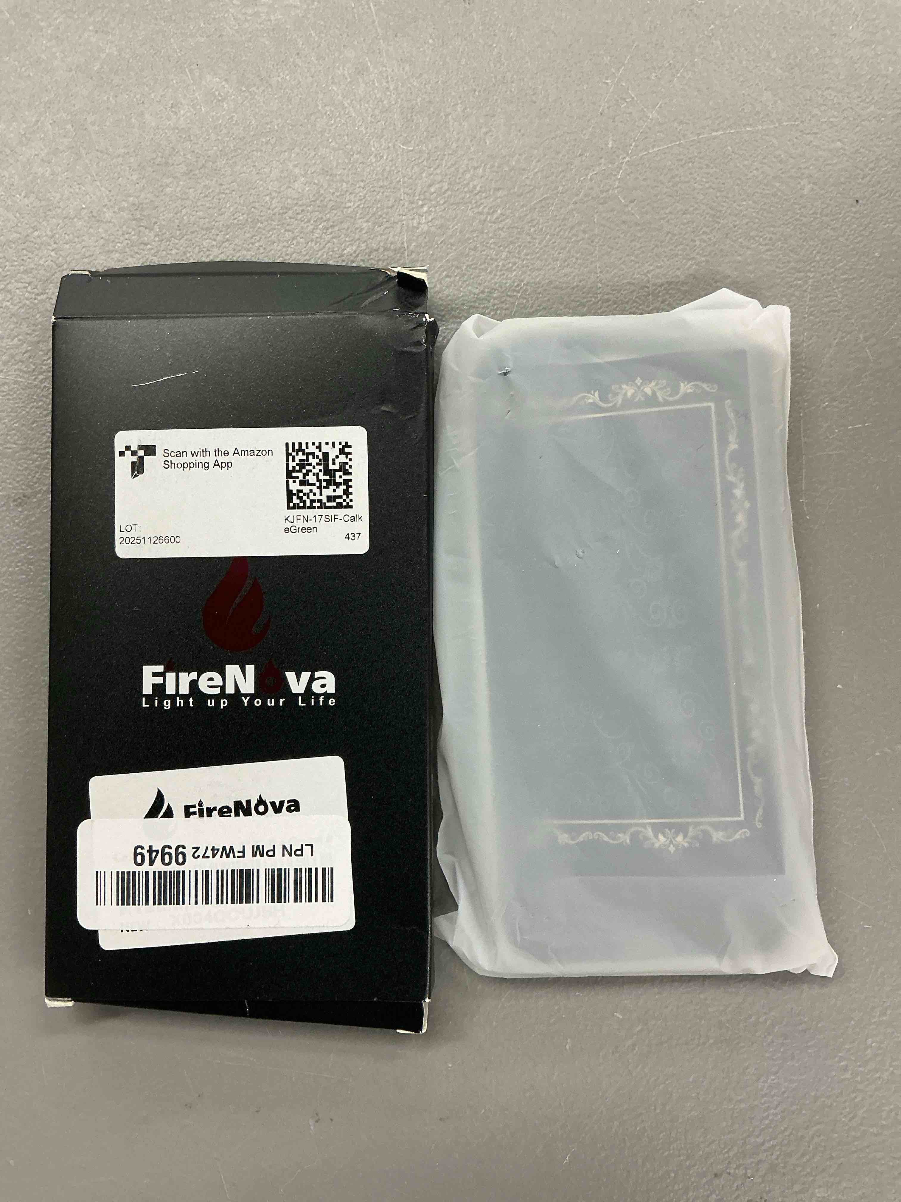Condition photo showing New/Like New for firenova magnetic for iphone 17 case, compatible with magsafe, [integrated silicone camera control button] [camera protection] anti-scratch microfiber lining phone case, 6.3", calke green calke green iphone 17