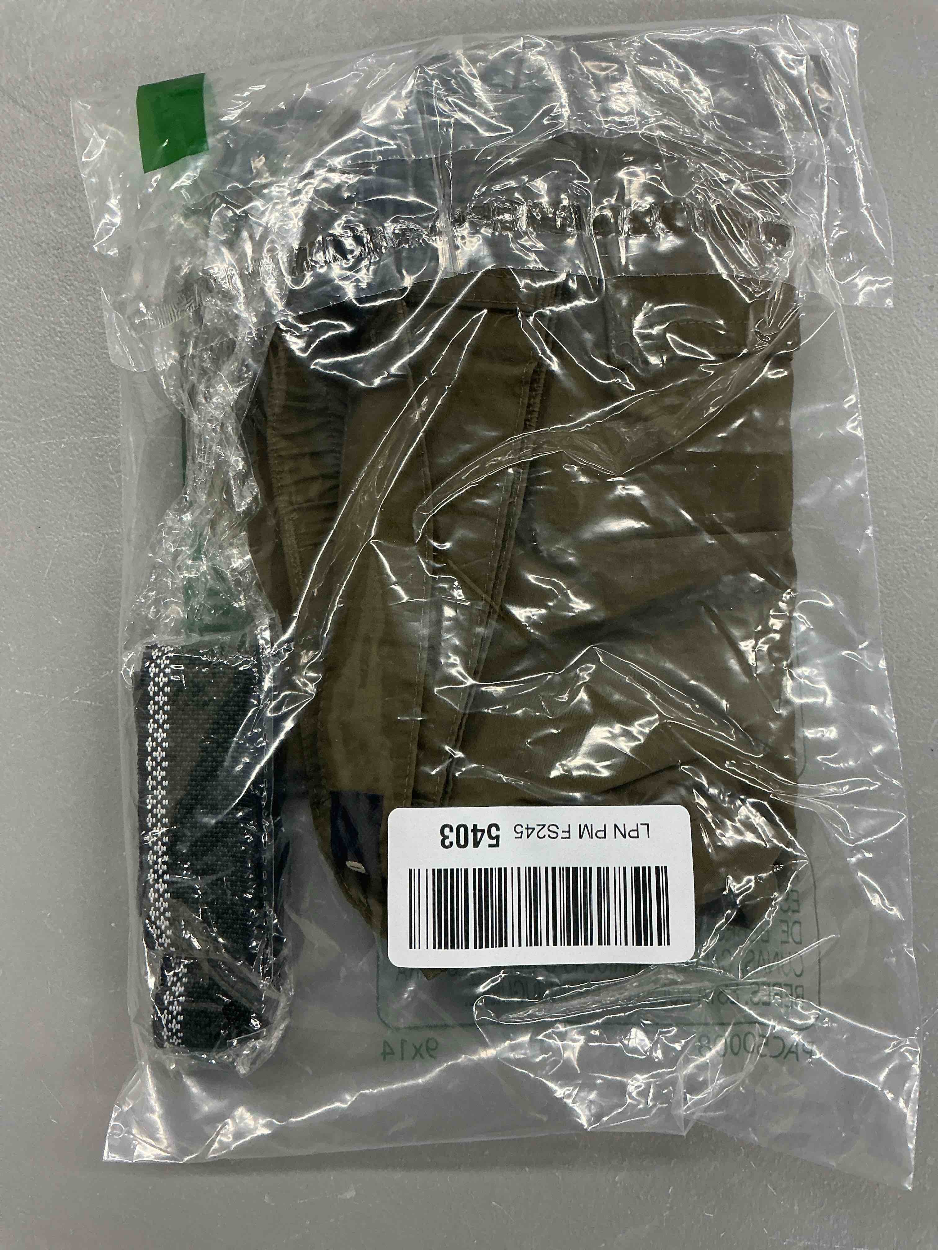 Condition photo showing New/Like New for ochenta men & boys lightweight hiking shorts quick dry cargo shorts for athletic outdoor fishing with belt 9-10 years army green