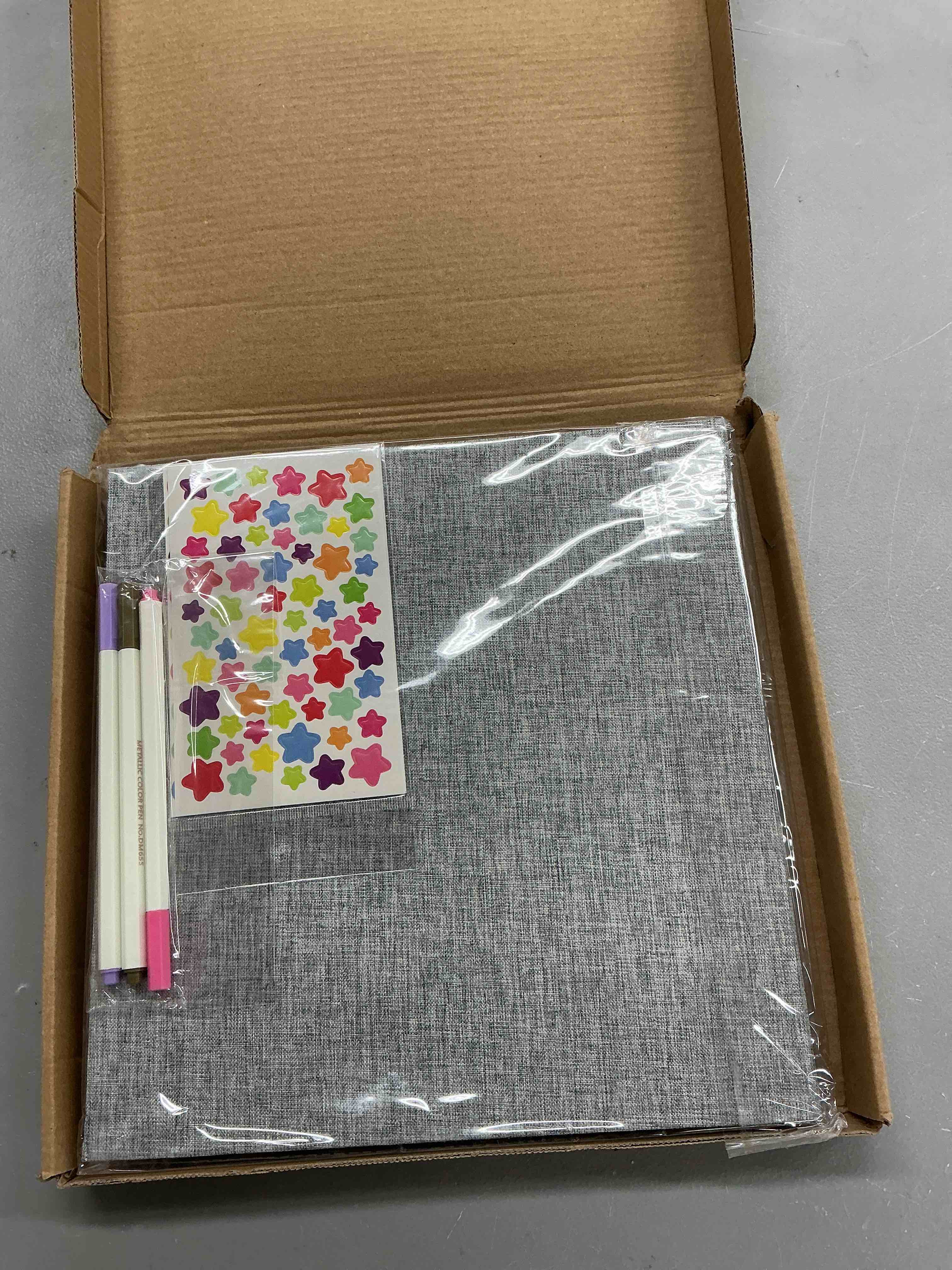 Condition photo showing New/Like New for zesthouse photo album self adhesive pages, 60 pages magnetic scrapbook albums with sticky page, photos album holds 8x10 & 5x7 & 4x6 & 6x8 & 3x5, large picture book ideal gift for family wedding baby 11"x10.6"/white 60 pages grey