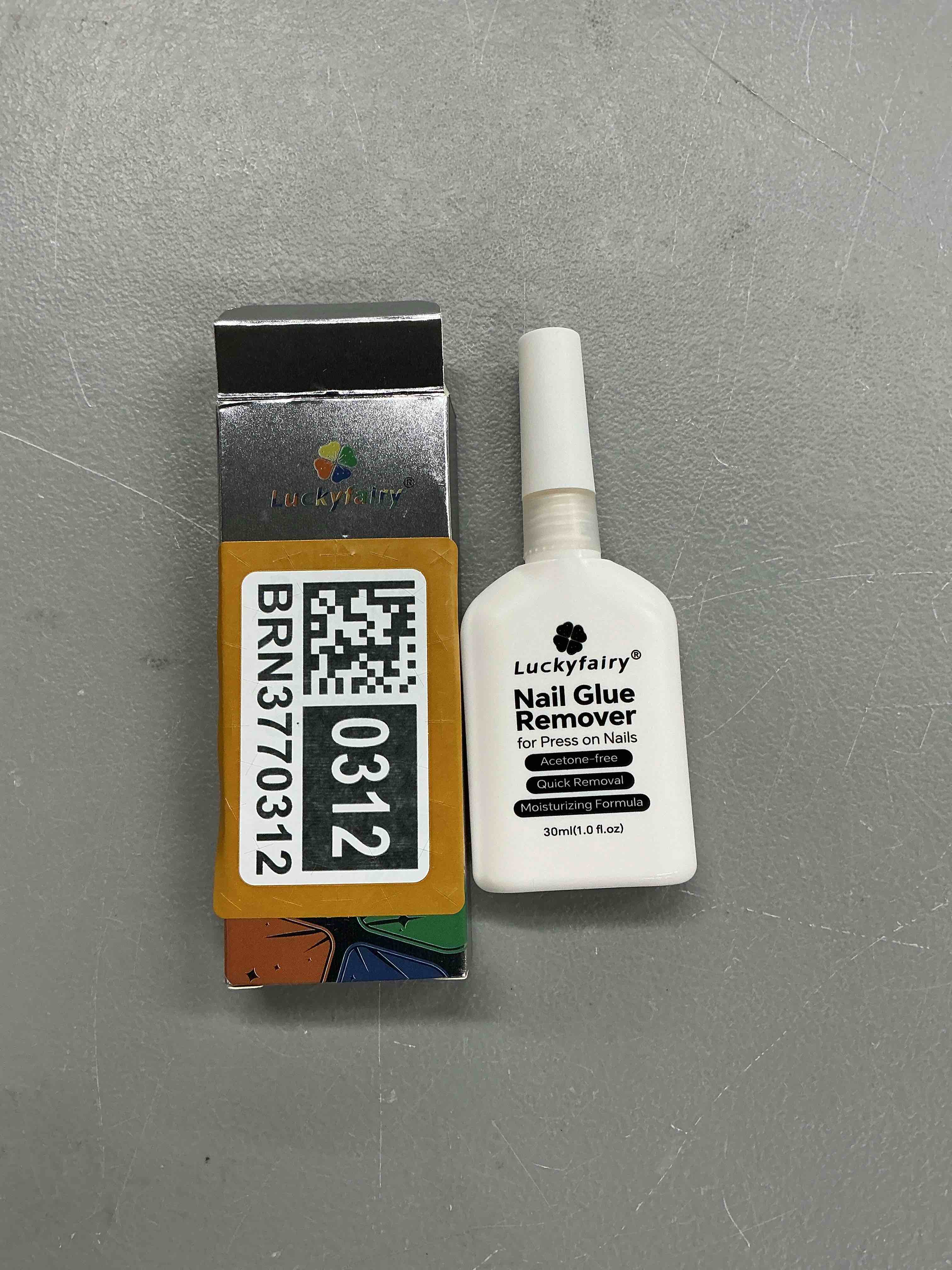 Condition photo showing New/Like New for luckyfairy 30ml nail glue remover: multi-functional press on nail remover, gentle non-acetone nail polish remover for gel nails tips, quick easy removal glueoff, not for gel polish nail glue remover 30ml