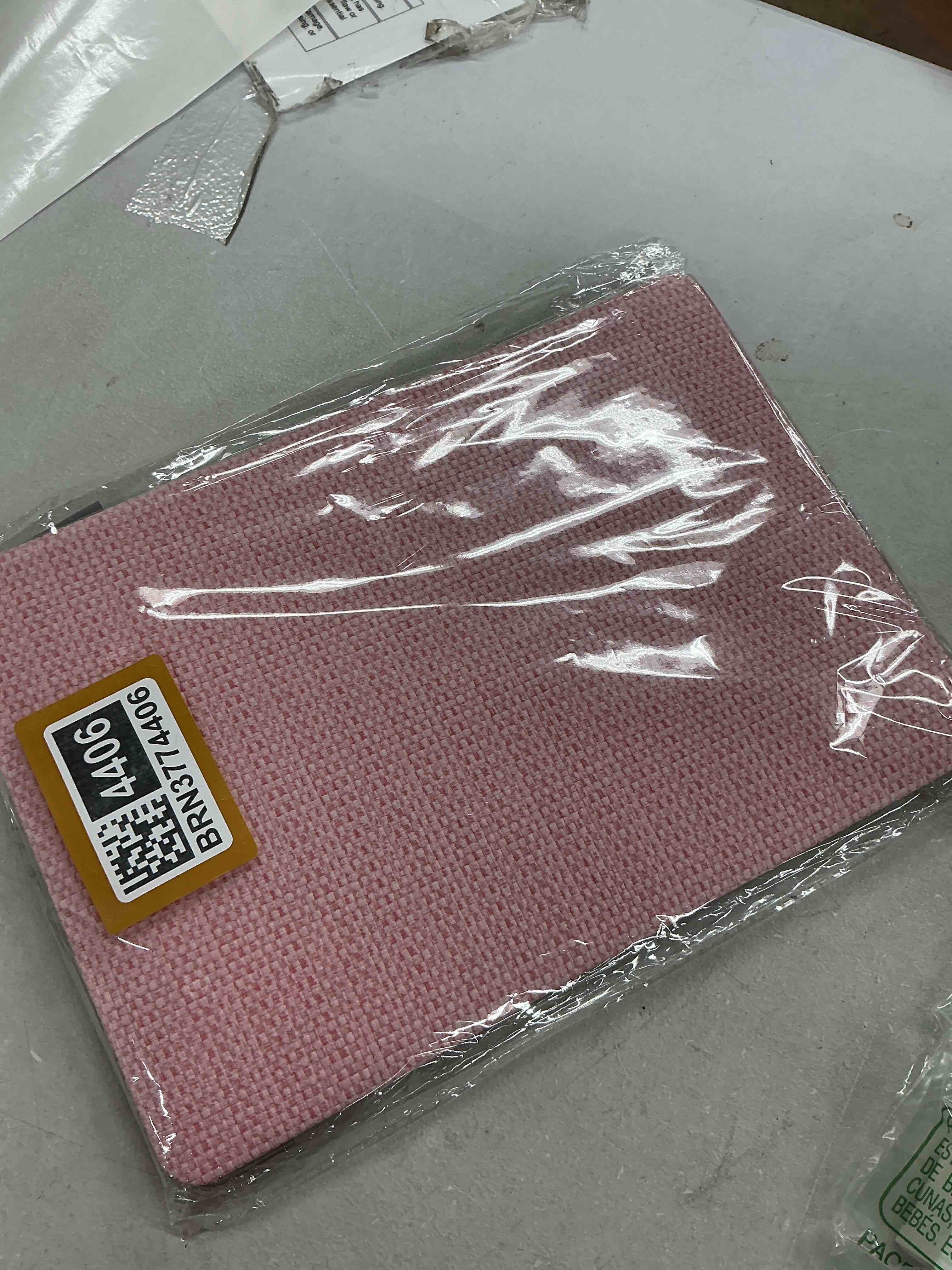 Condition photo showing Good Condition for seorsok compatible with macbook pro 13 inch case m2 2023,2022,2021-2016 a2338 m1 a2251 a2289 a2159 a1989 a1708 a1706,elegant leather plastic hard shell&keyboard cover,pink woven fabric no logo cutout pro 13 (a2338 m1 a2251 a2289 a2159 a1989 a1706) pink