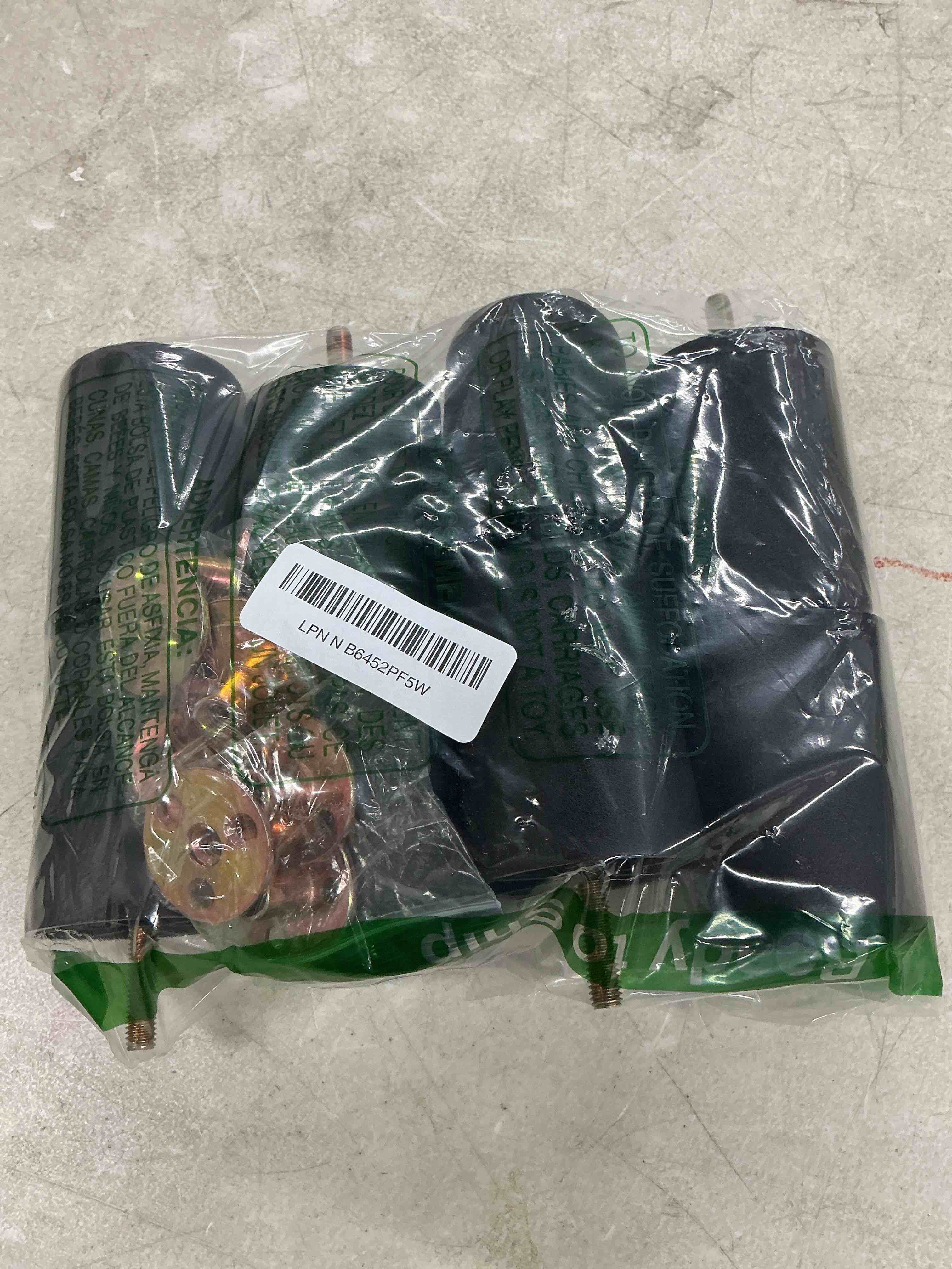 Condition photo showing Good Condition for turstin 8 pack 4 inch furniture legs plastic sofa couch legs square tapered feet sofa legs with m8 t-nuts screws for legs sofas chairs cabinets dressers beds, black 4 inches 8