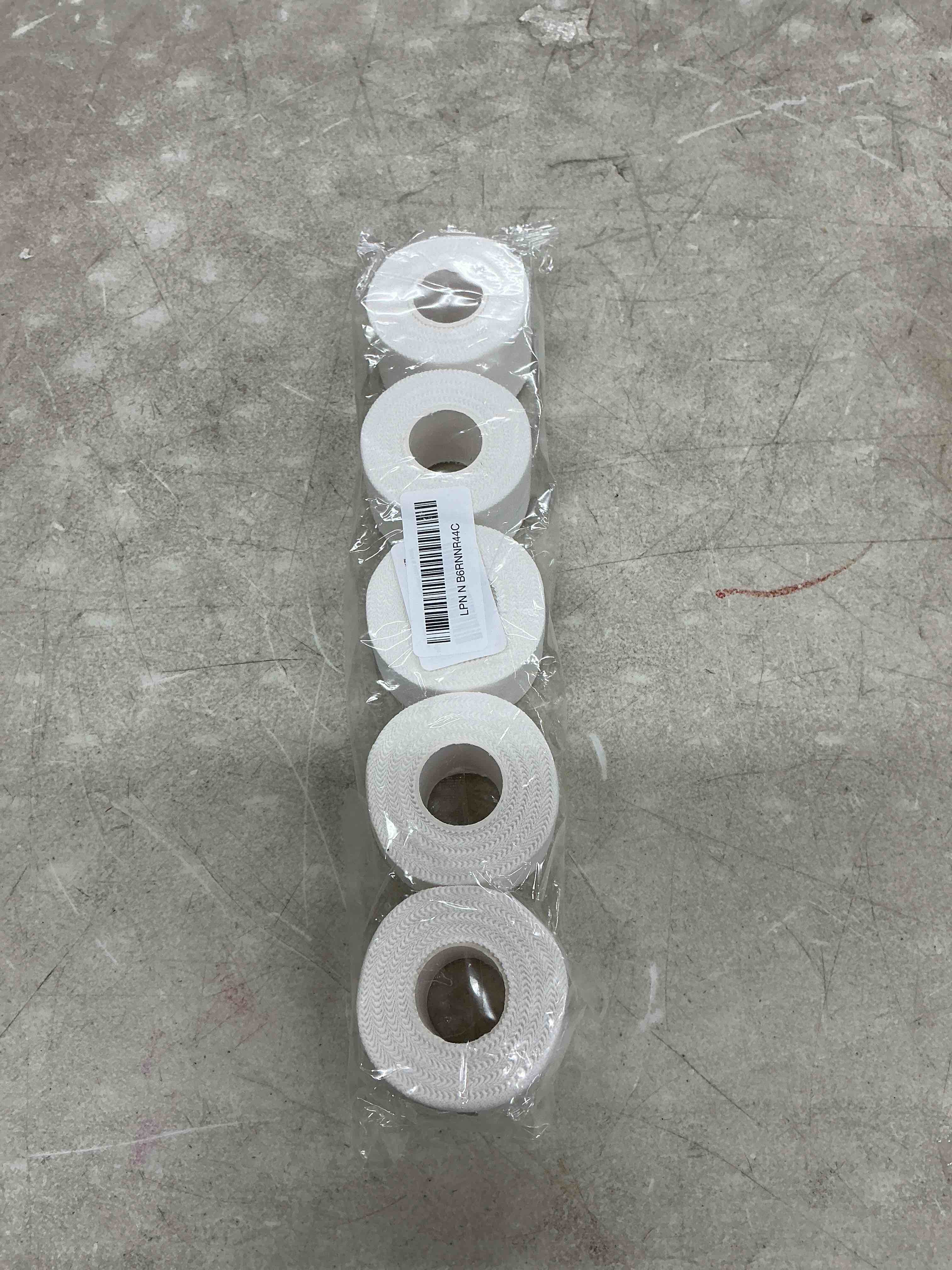 Condition photo showing Good Condition for athletic tape,5 pack white sports tape,very strong no sticky residue wrist ankle tape for gymnastics boxing lacrosse climbing hockey bat athletic tape white(cotton)-5 rolls