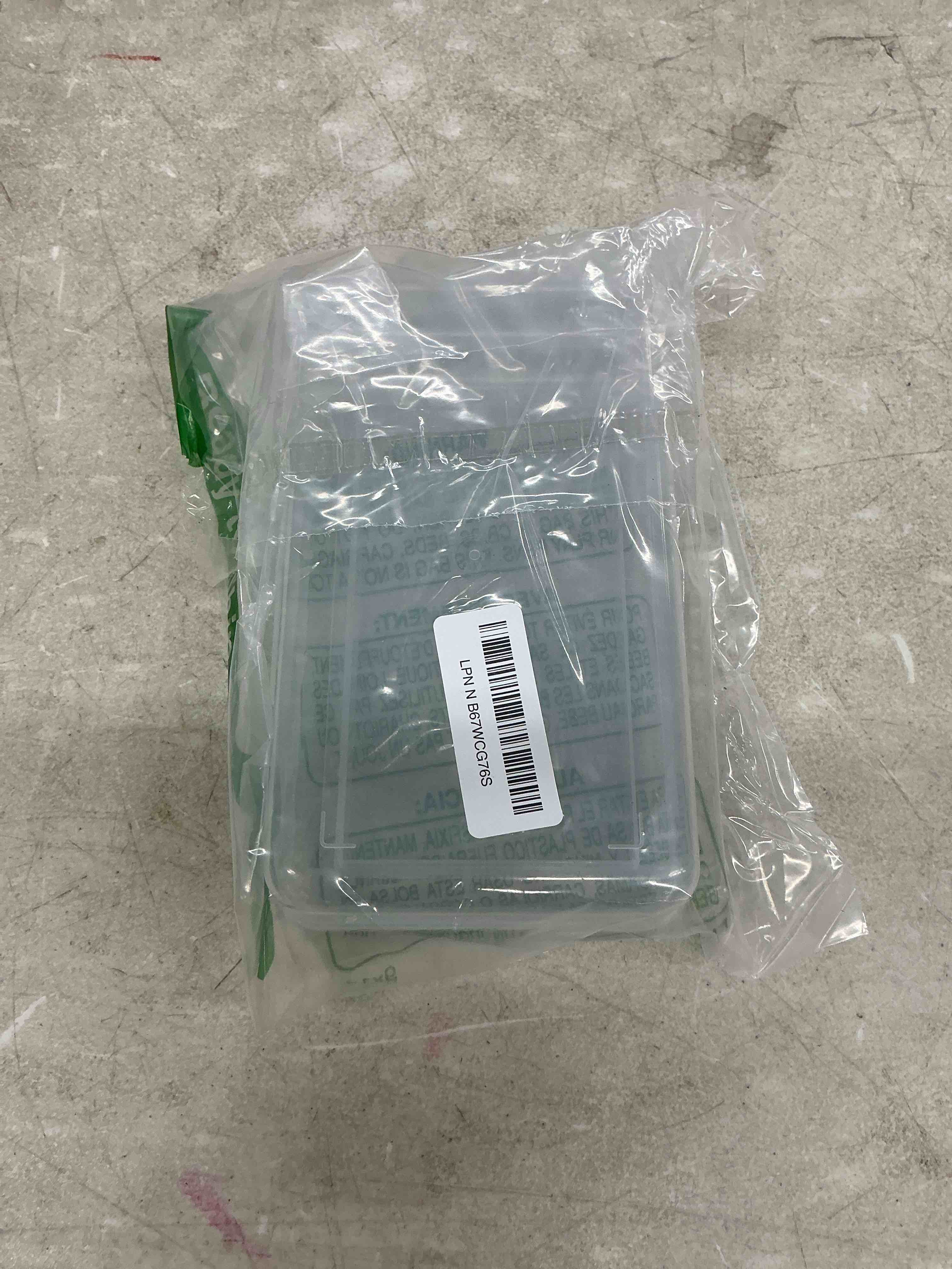 Condition photo showing Good Condition for double layer large capacity pencil box,plastic translucent pencil box, hard pencil cases with snap-tight lid for pens, pencils, school supplies,office supplies,medium-sized,1 pack clear