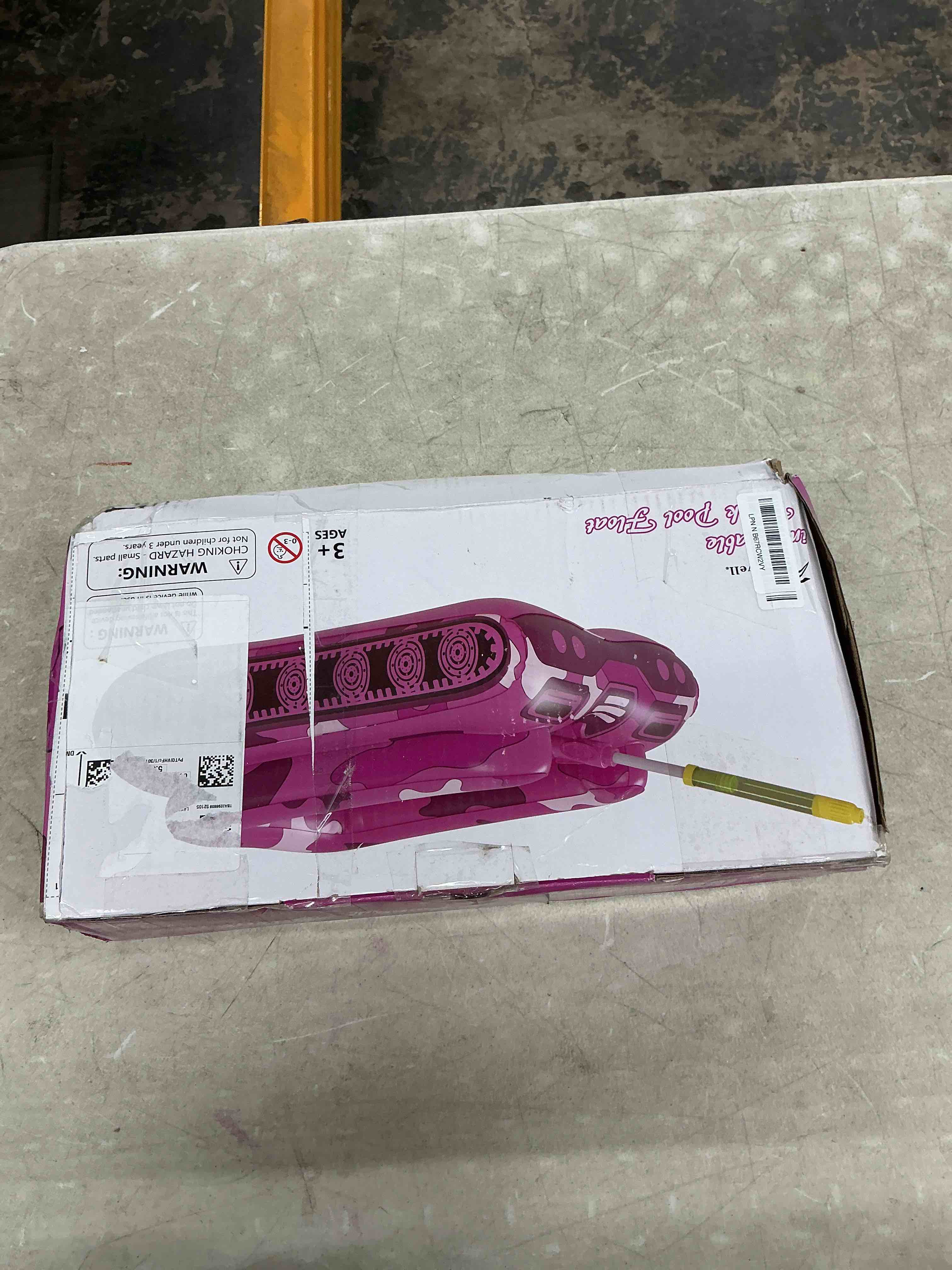Condition photo showing Good Condition for inflatable tank pool floats adults - jasonwell kids pool floaties swimming pool tank with water cannon gun swim floaty rafts lake beach party pool toys for boys girls kids adults tank float for adults l rose