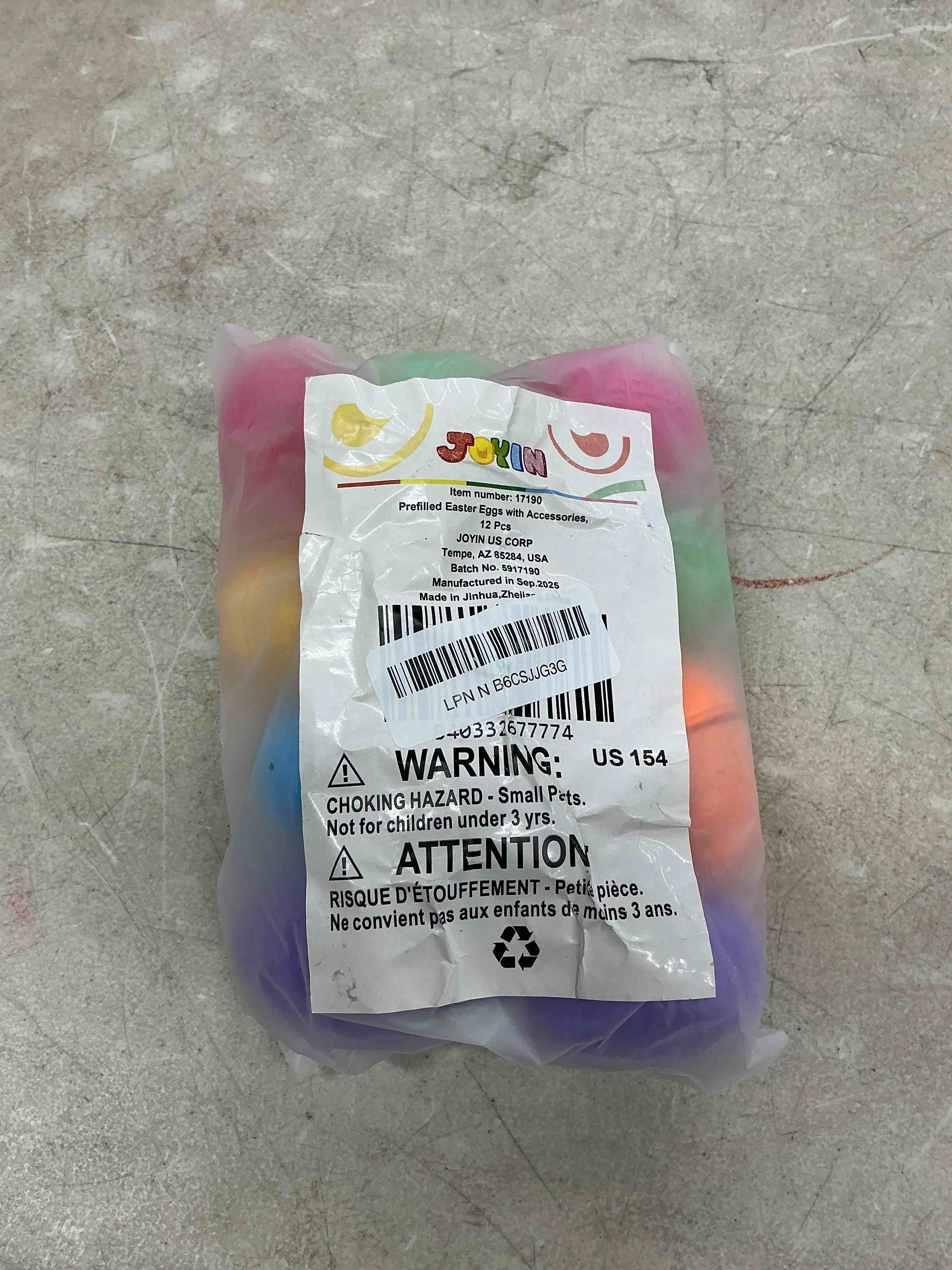 Condition photo showing Good Condition for joyin 12 pack prefilled easter eggs with different designs of beads bracelets and rings inside, jewelry toys for easter basket stuffers, kids egg hunt, girls party favors, classroom prizes supplies sweet