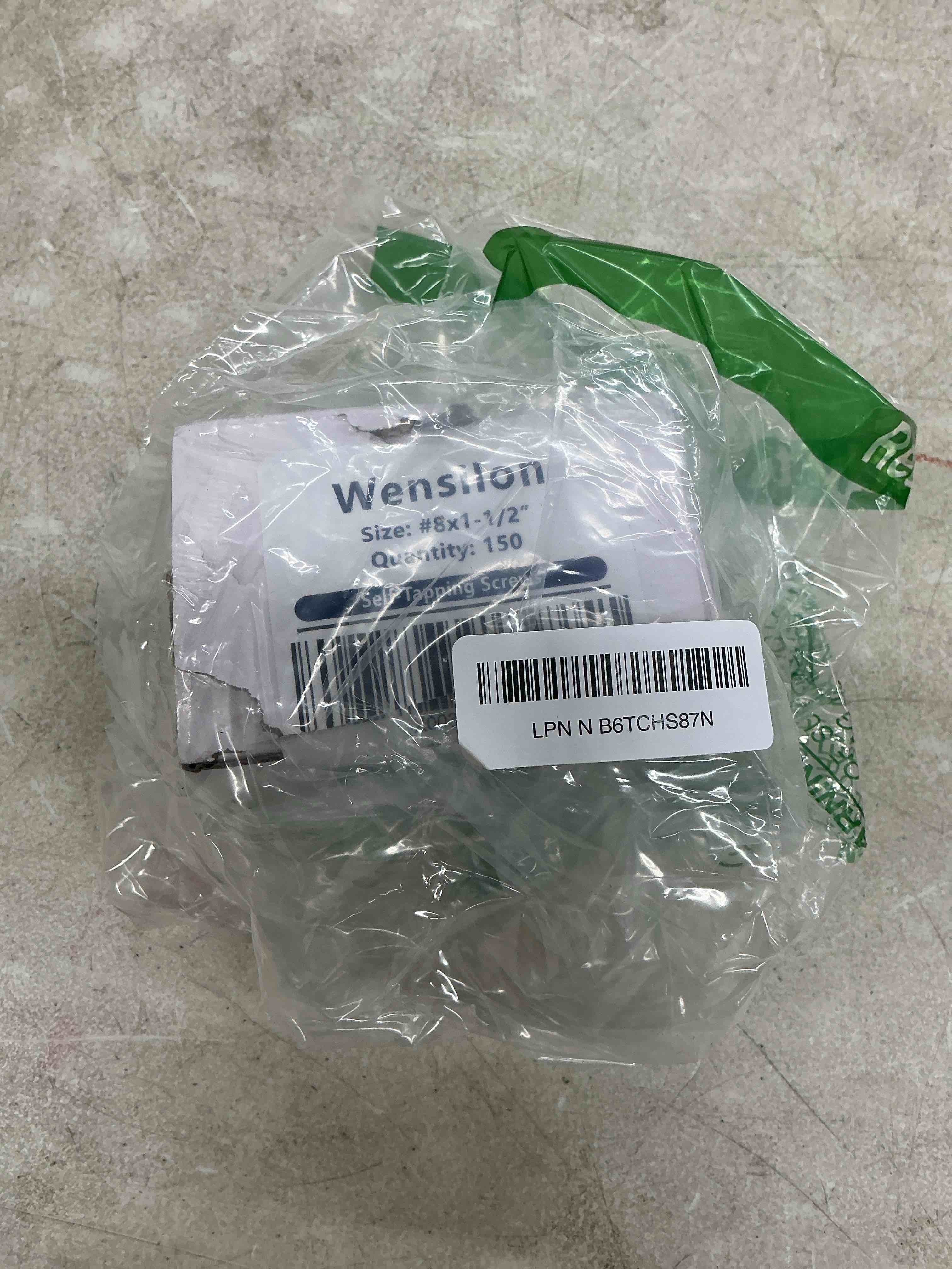 Condition photo showing Good Condition for wensilon?150pcs?#8×1-1/2”for sheet metal self-tapping screws 410 stainless steel truss head high-strength quick tapping screws #8x1-1/2" silver 1