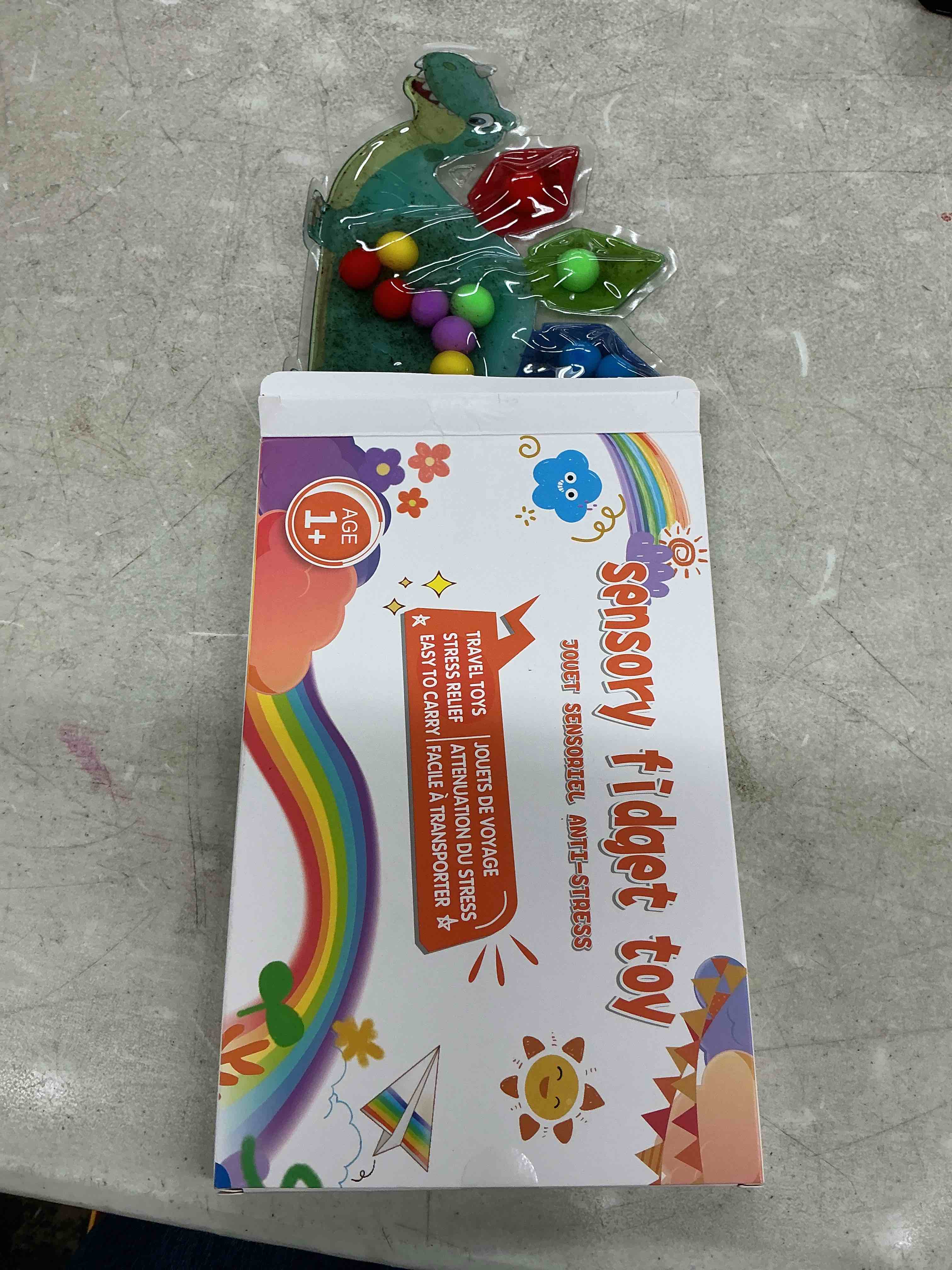 Condition photo showing Good Condition for valentine day gift for toddler boys dinosaur color sorting sensory toy roadtrip travel essenstial dementia fine motor autism fidget preschool classroom activities for kid easter basket stuffer 1 pc