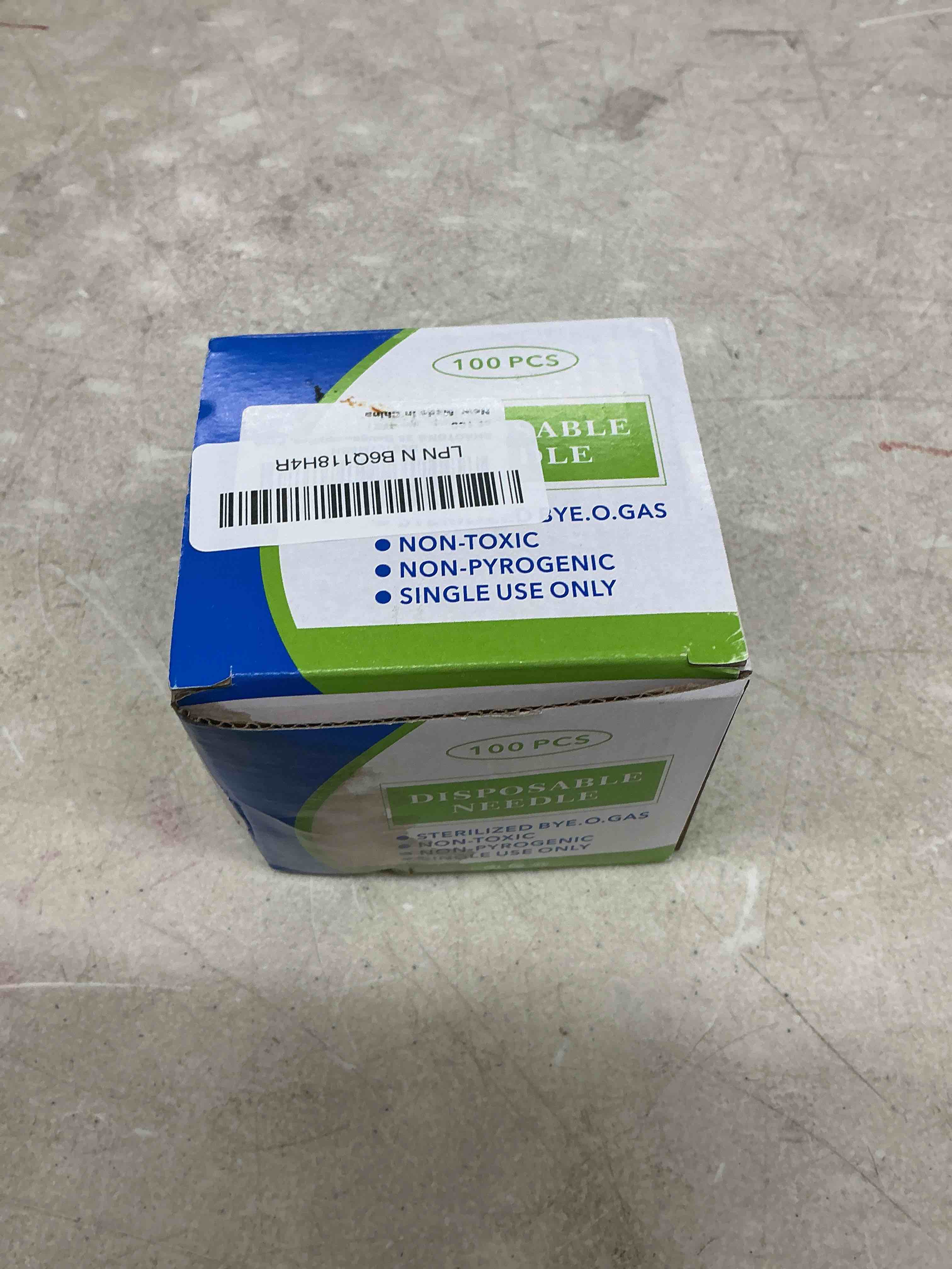 Condition photo showing Good Condition for shaotong 25 gauge 1/2 inch luer lock accessories disposable lab supplies, pack of 100 25 ga 1/2inch 13mm