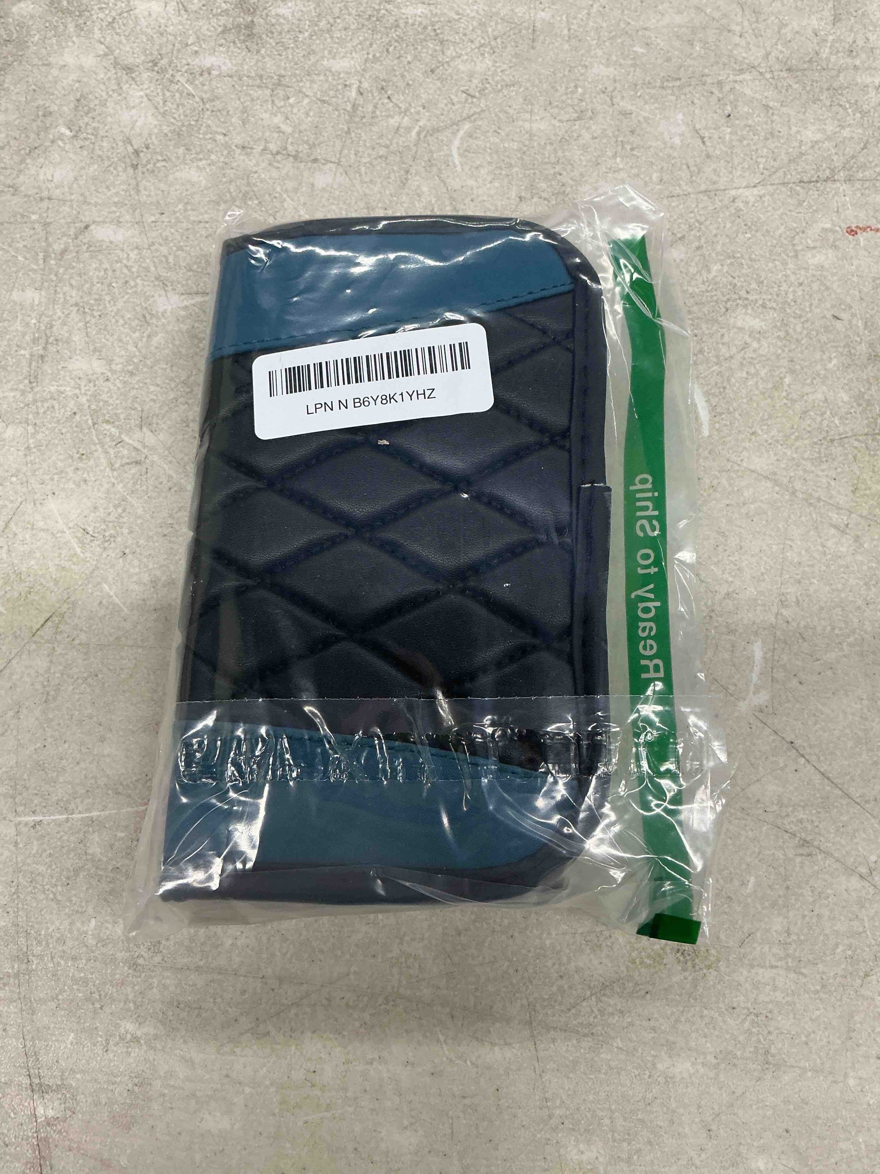 Condition photo showing Good Condition for moly magnolia car center console cushion pad, universal leather waterproof armrest seat box cover protector,comfortable car decor accessories fit for most vehicle suv (blackish green)