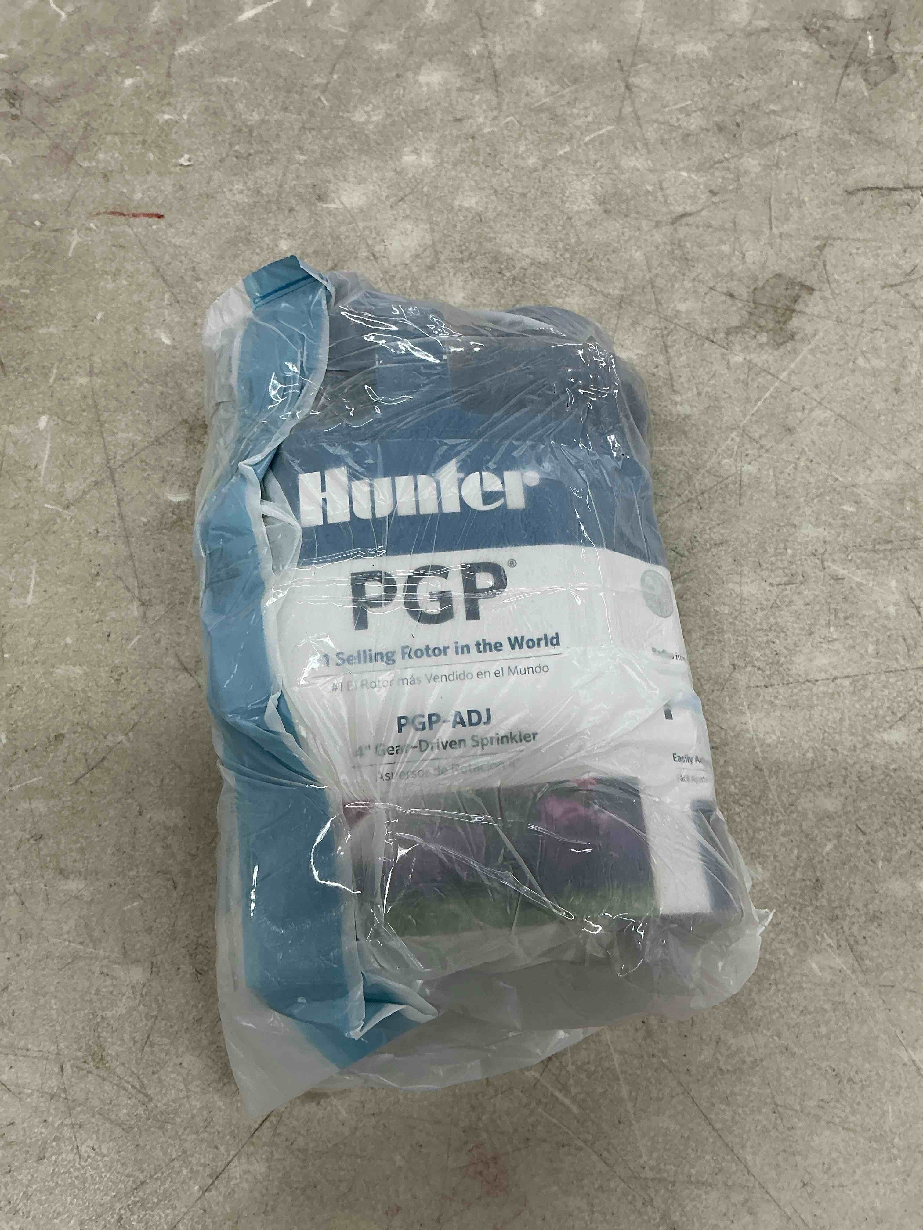 Condition photo showing Good Condition for hunter pgp-adj 3/4" rotor sprinkler, adjustable 40°– 360° arc, gear drive, 4" pop up sprinkler, lawn irrigation head, 22–52 ft spray distance, preinstalled 3.0 gpm nozzle, 2 pack 2-pack