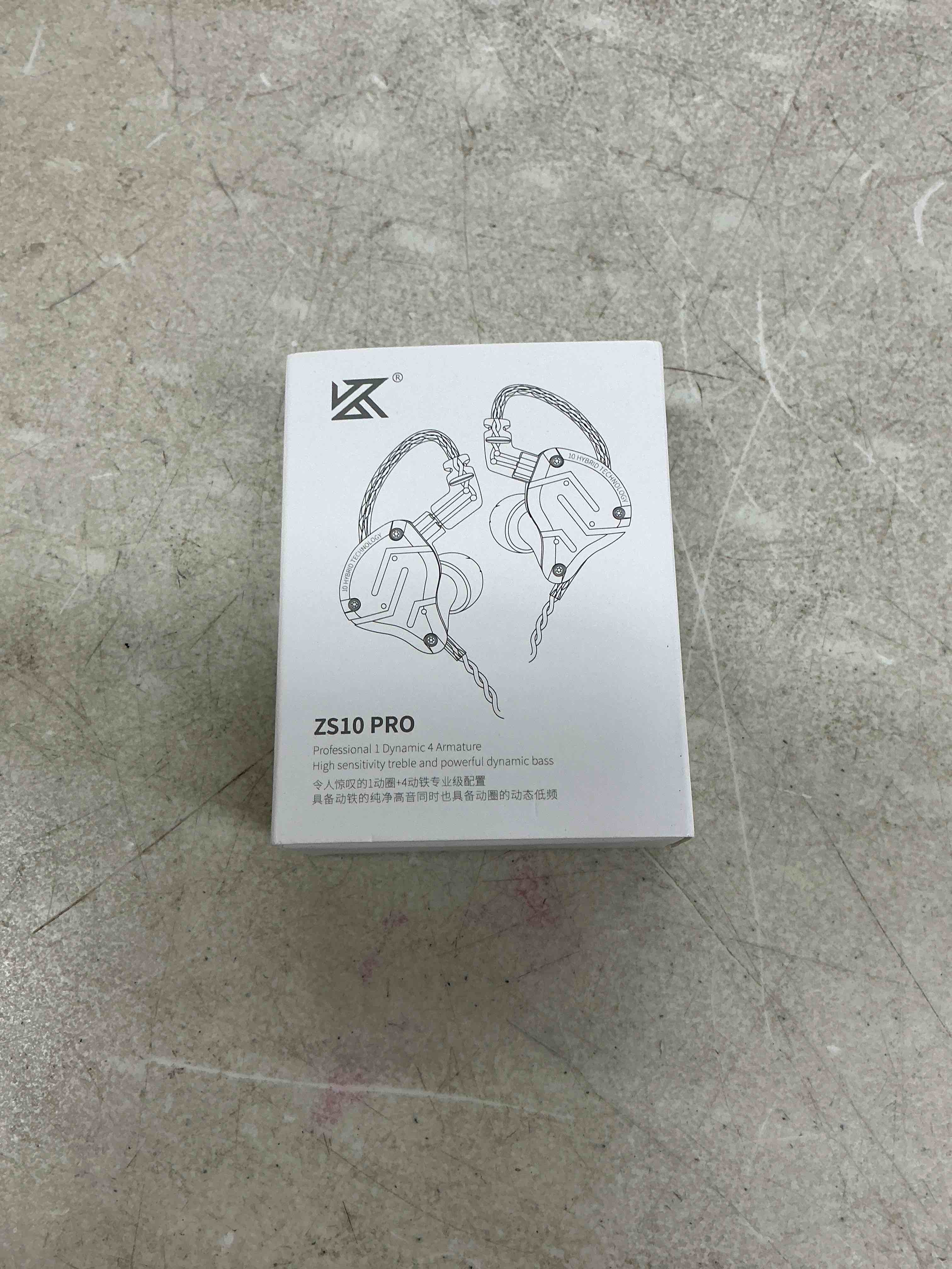 Condition photo showing Good Condition for linsoul kz zs10 pro, 4ba+1dd 5 driver in ear monitor, hifi wired earbuds, gaming earbuds, hybrid iem earphones with stainless steel faceplate, detachable cable for musician(without mic, dark black) dark black without mic