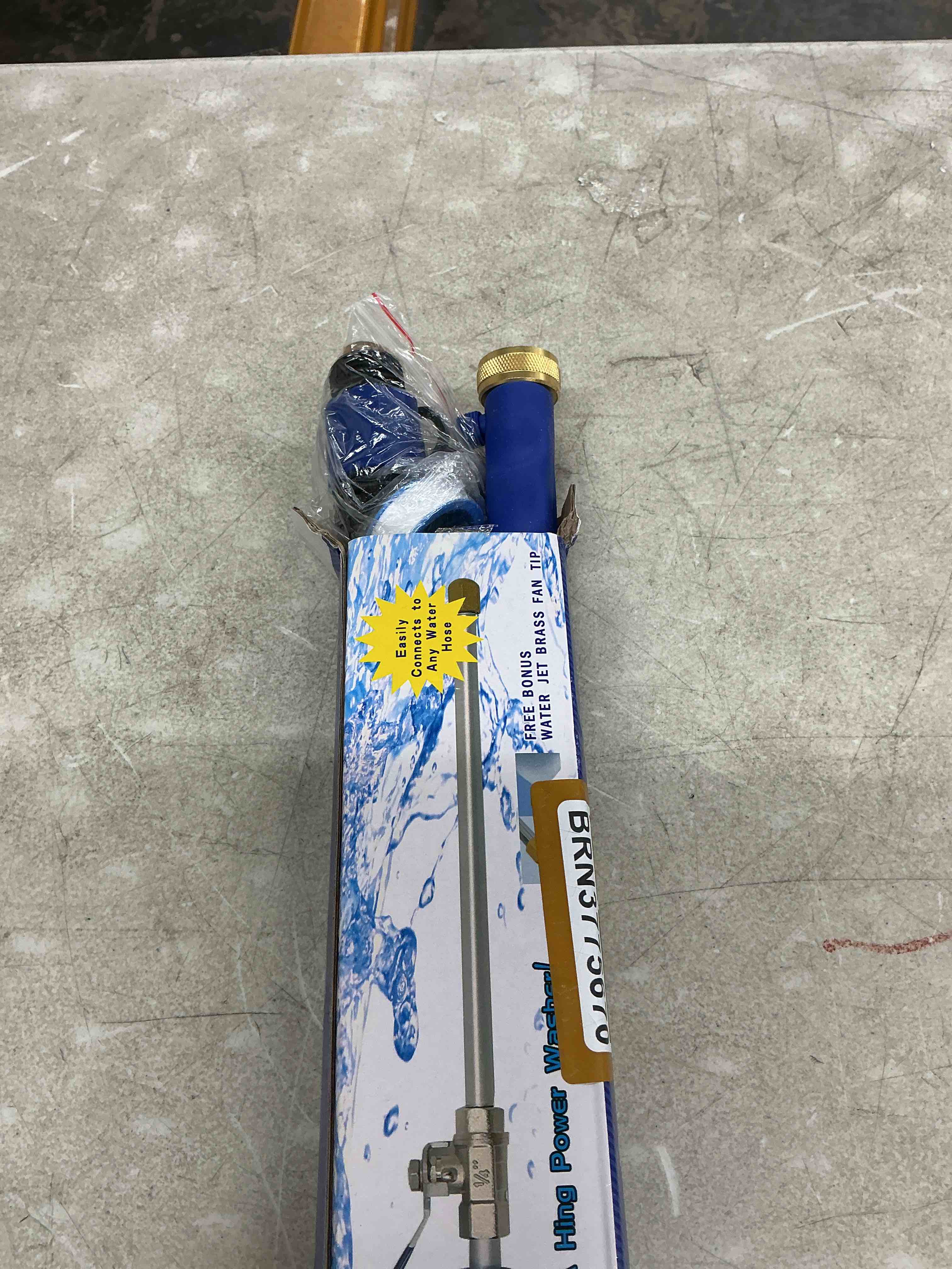 Condition photo showing Good Condition for upgraded jet nozzle for garden hose power washer wand hydro jet high pressure washer tools with 2 different nozzles and hose quick connectors