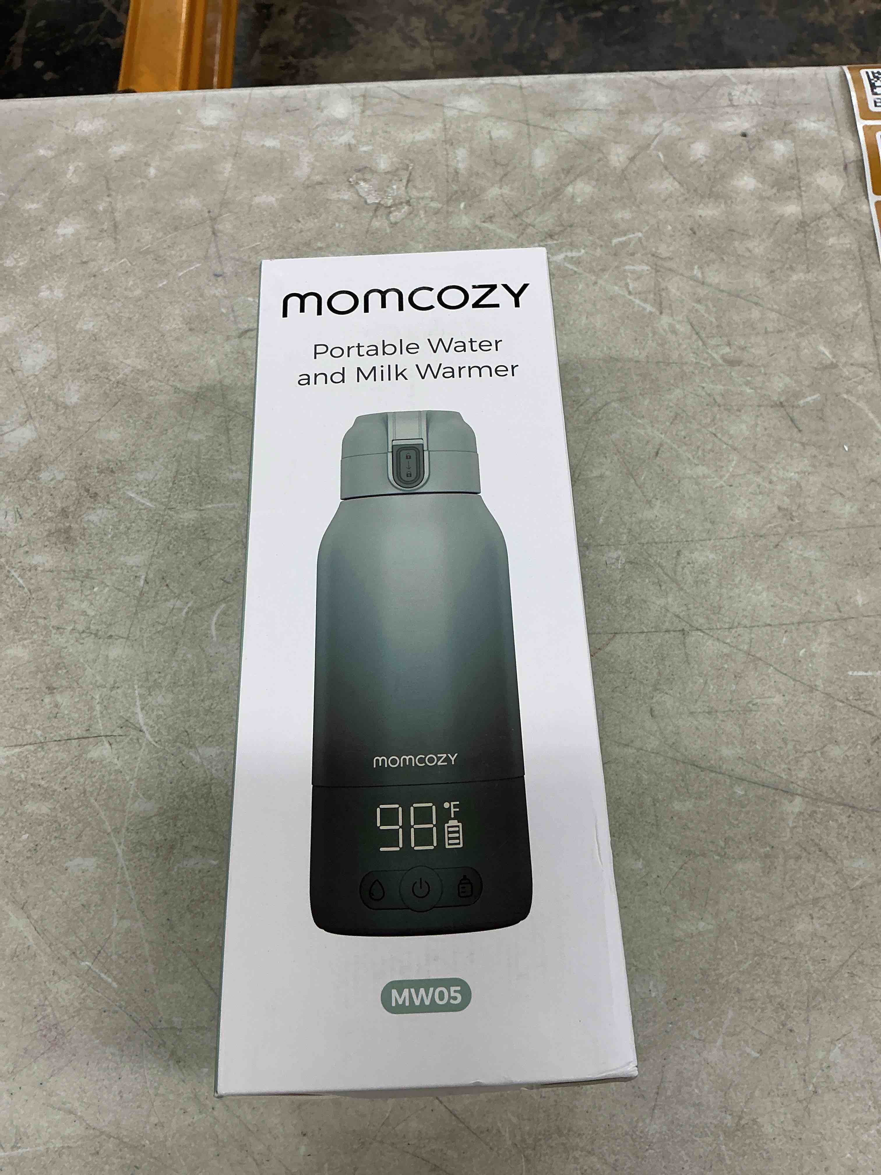 Condition photo showing New/Like New for momcozy portable milk warmer for travel – dual heating modes for breast milk & water, portable bottle warmer with fast heating & long battery life, 17 ounces large capacity to meet your all-day needs