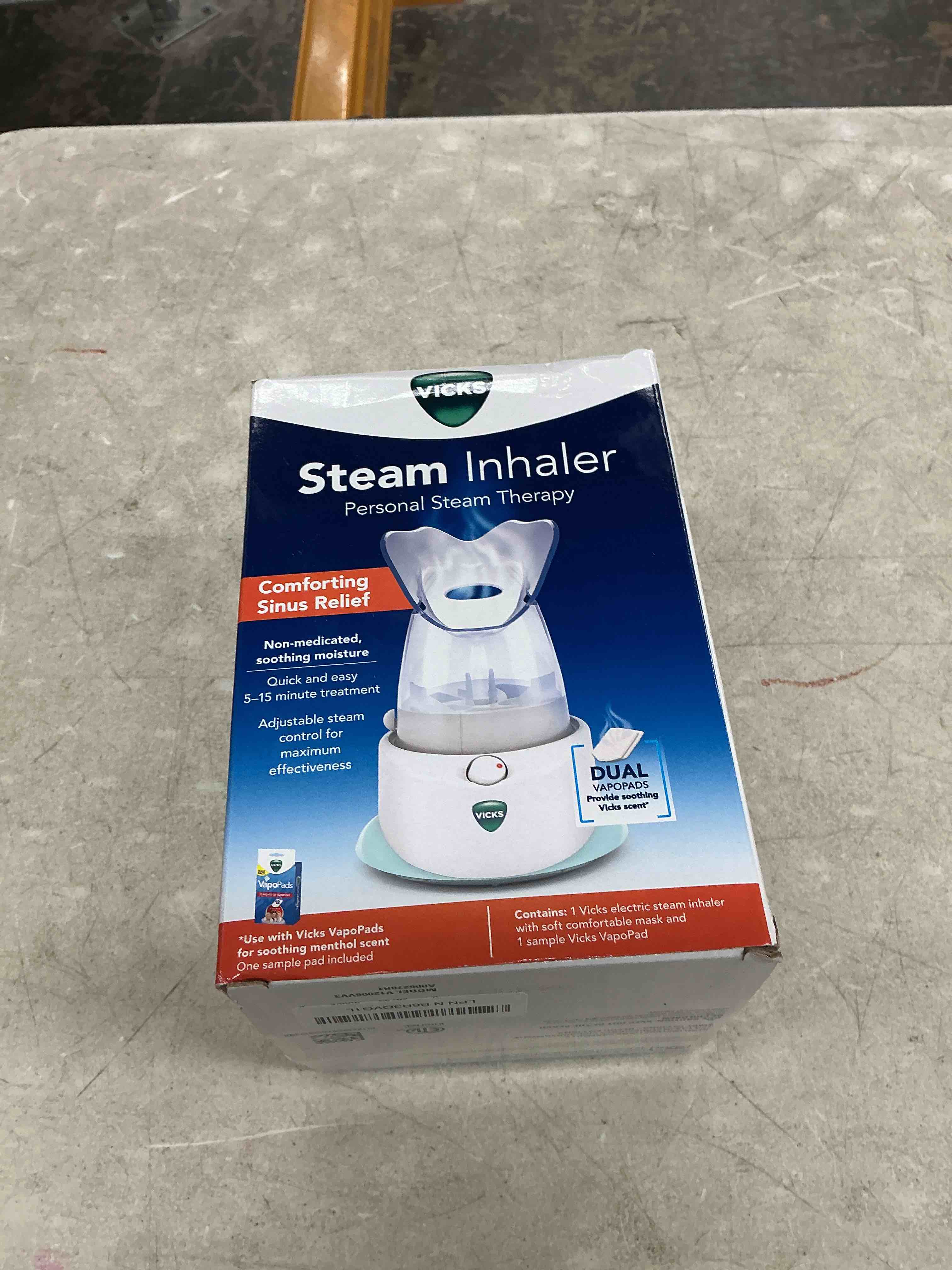 Condition photo showing Good Condition for vicks personal steam inhaler for targeted, natural steam relief for allergies, congestion, cough & colds, and sinus irritation, use with vapopads - 1 included 1 count (pack of 1)