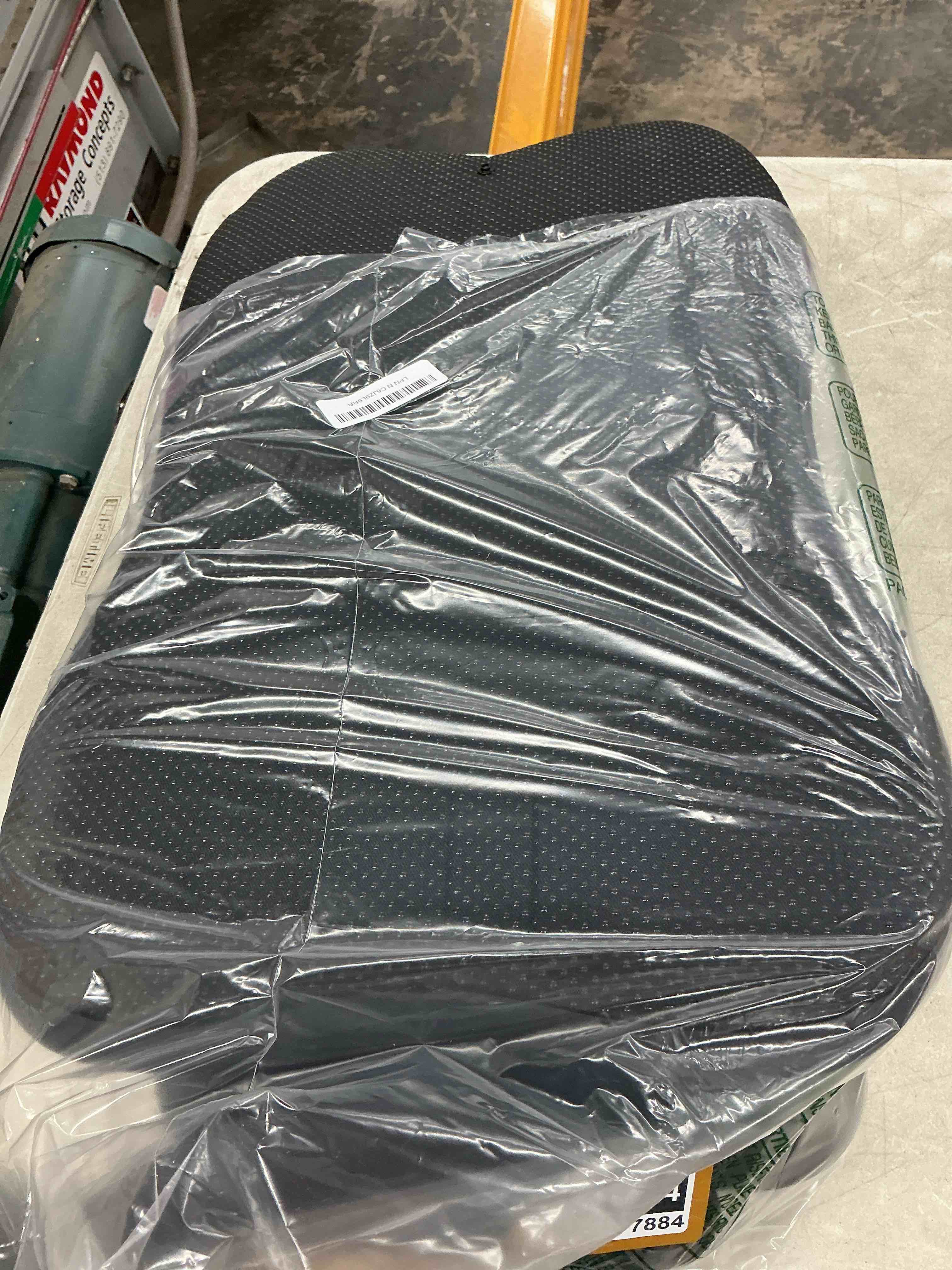 Condition photo showing Good Condition for wedge pillow, ergonomic memory foam 27° support cushion for spine, hip & back alignment, positioning pillow with removable cover for adult bed, lounge, reading & relaxation dark gray