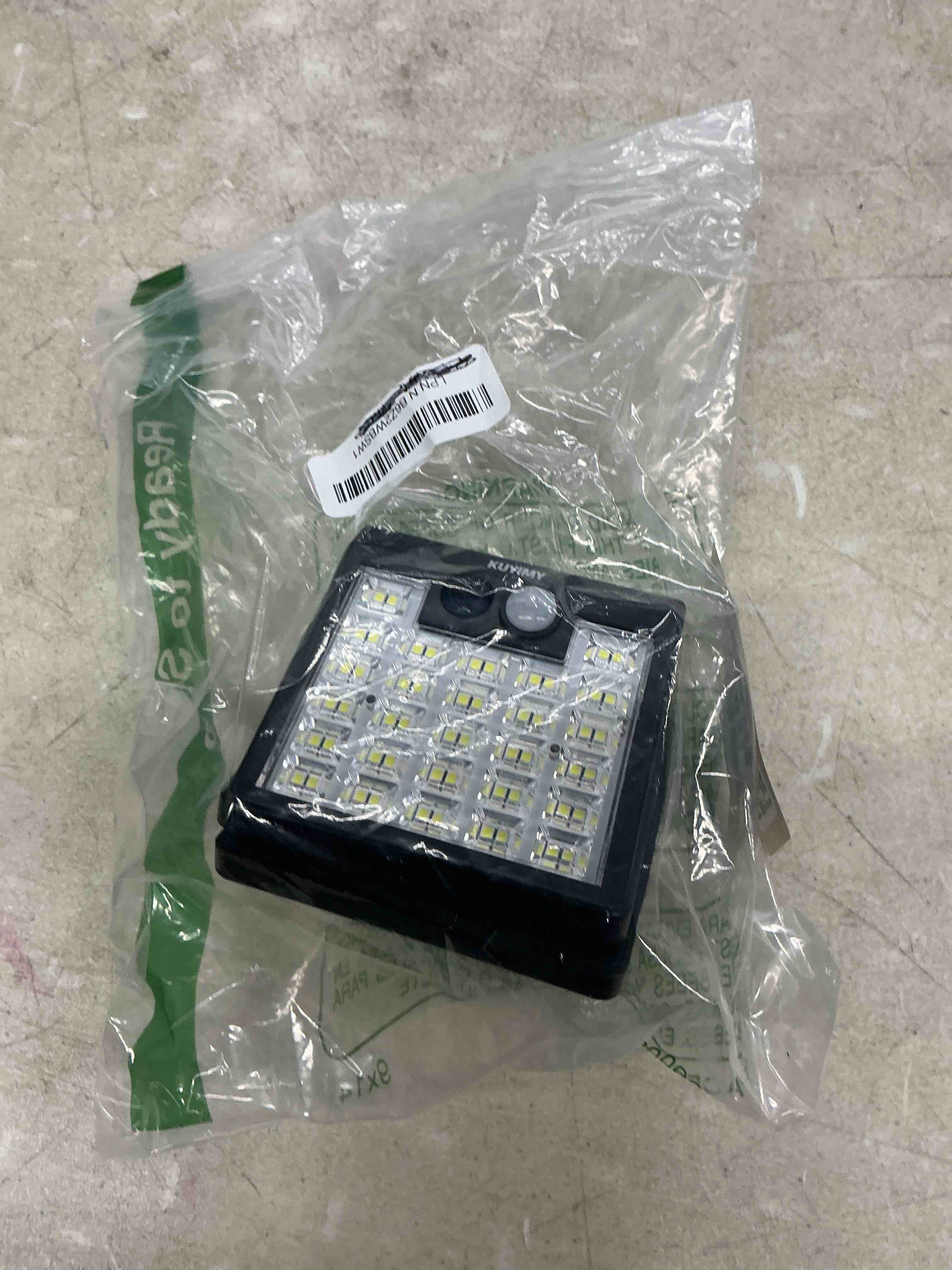 Condition photo showing Good Condition for solar lights outdoor, 72 led motion sensor wall light, ip65 waterproof and 3 lighting modes, solar powered security wireless light outside for patio, garden, fence, porch, front door(2 packs)