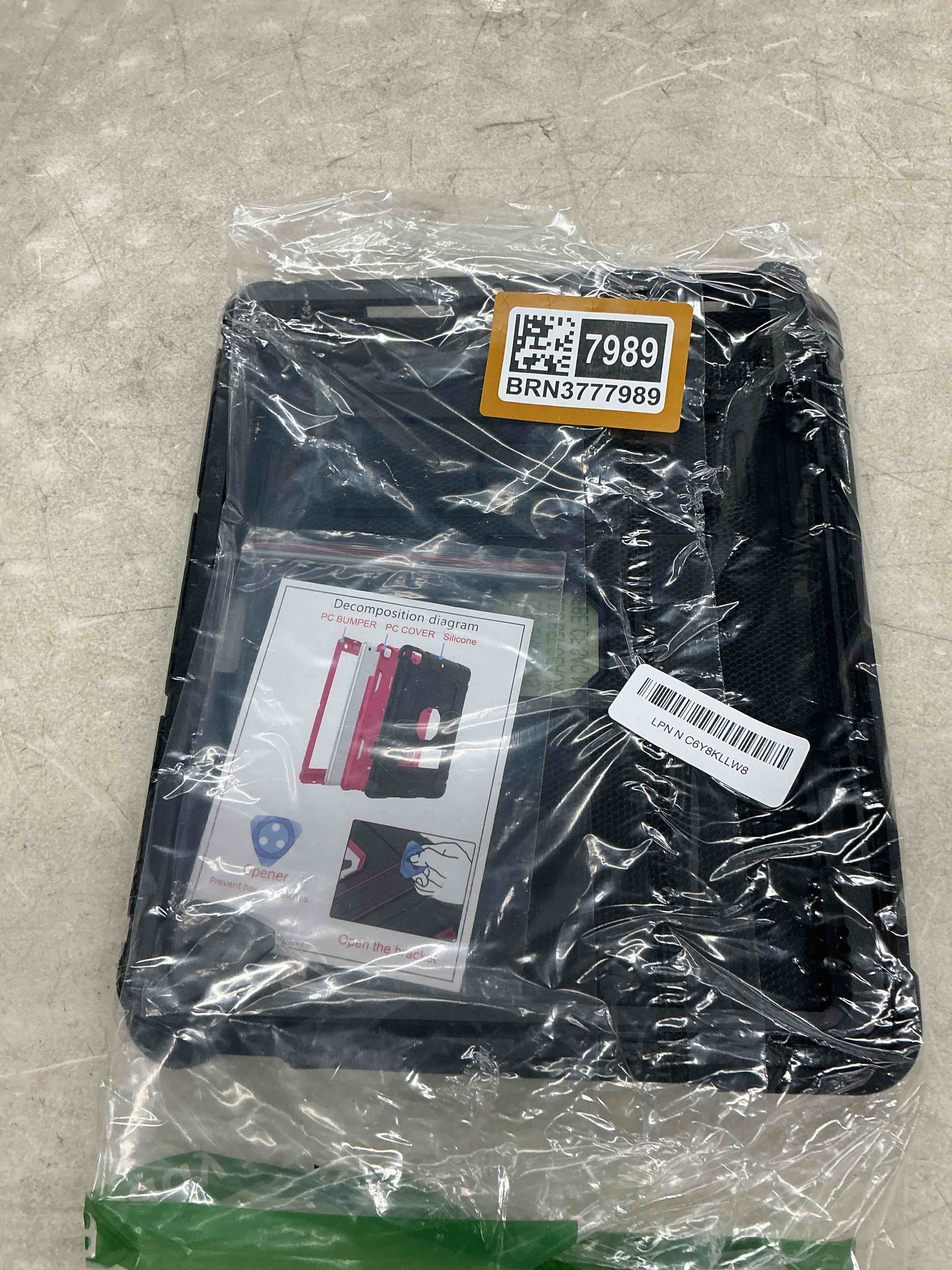 Condition photo showing Good Condition for case for ipad pro 13 inch case (m5 2025/ m4 2024) with pencil holder, built-in stand, military grade shockproof protective cover for ipad pro 13" 8th/ 7th, black black for ipad pro 13" 2025/2024