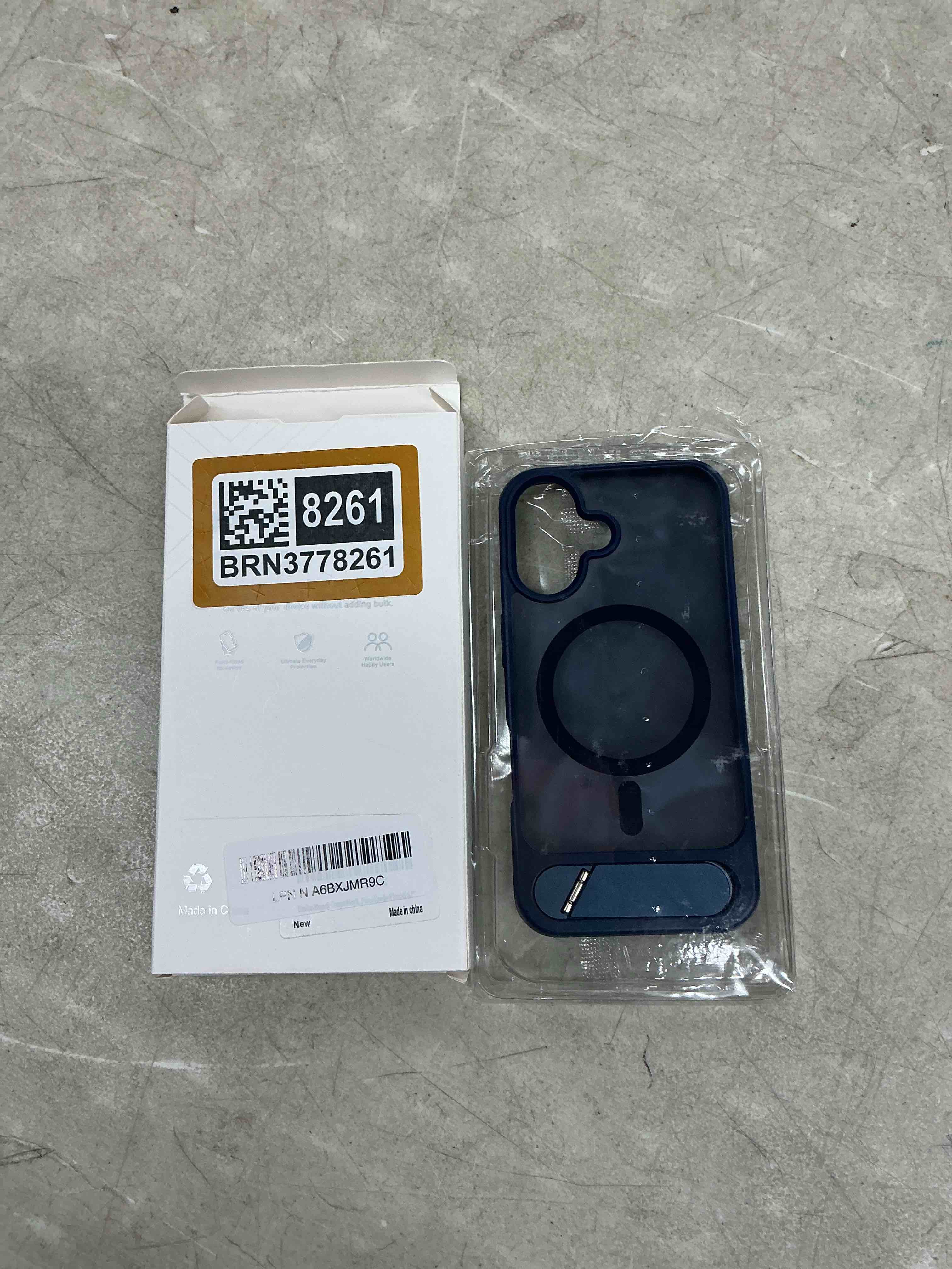 Condition photo showing Good Condition for temdan magnetic compatible with iphone 16 case, [built-in invisible kickstand][compatible with magsafe] [military grade shockproof] slim translucent matte phone case for iphone 16 6.1"