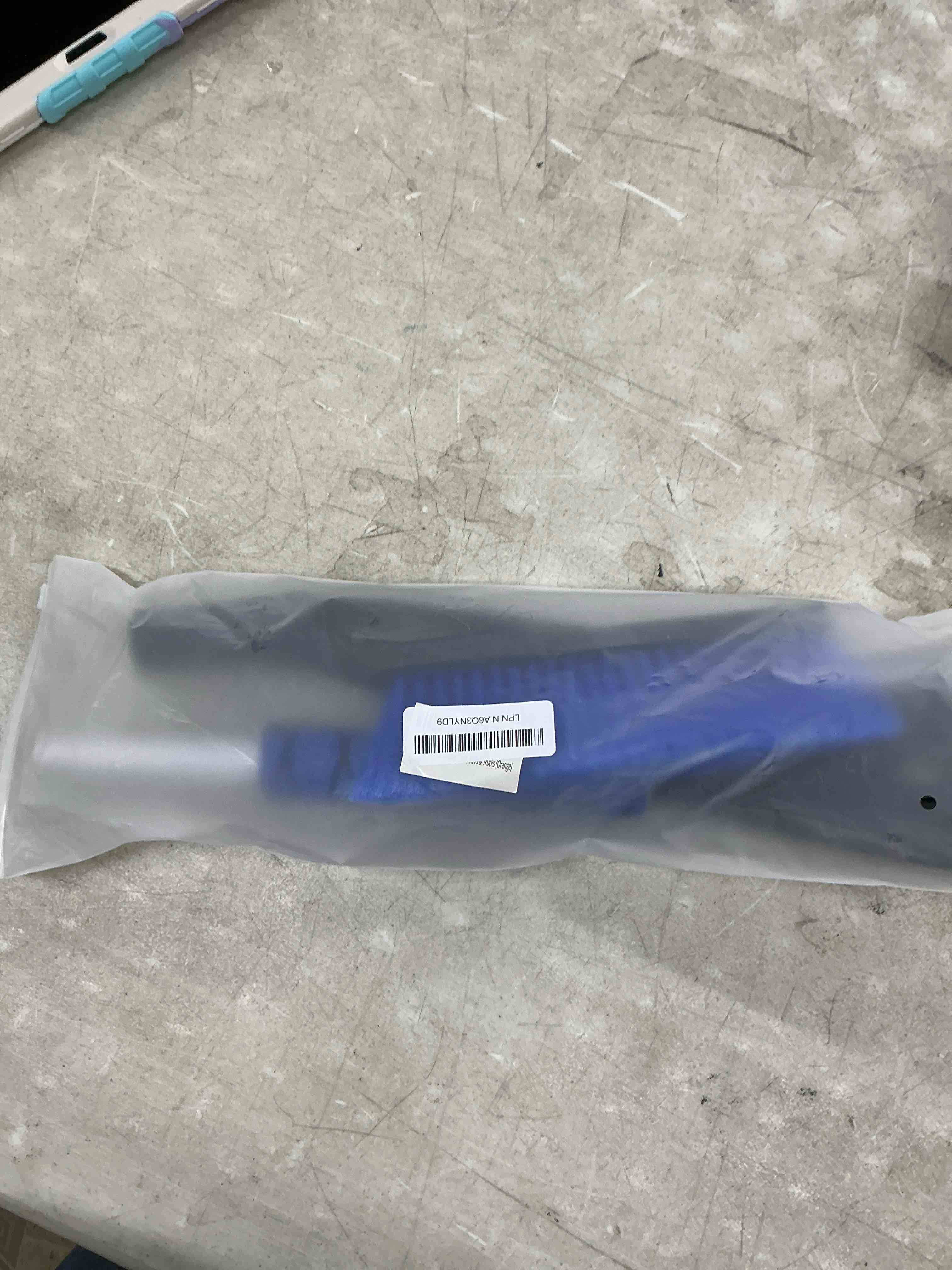 Condition photo showing Good Condition for snow brush & ice scraper for car, heavy-duty extendable winter snow removal tool with soft bristle brush, ergonomic foam grip, durable ice scraper – for cars, suvs & trucks (orange)