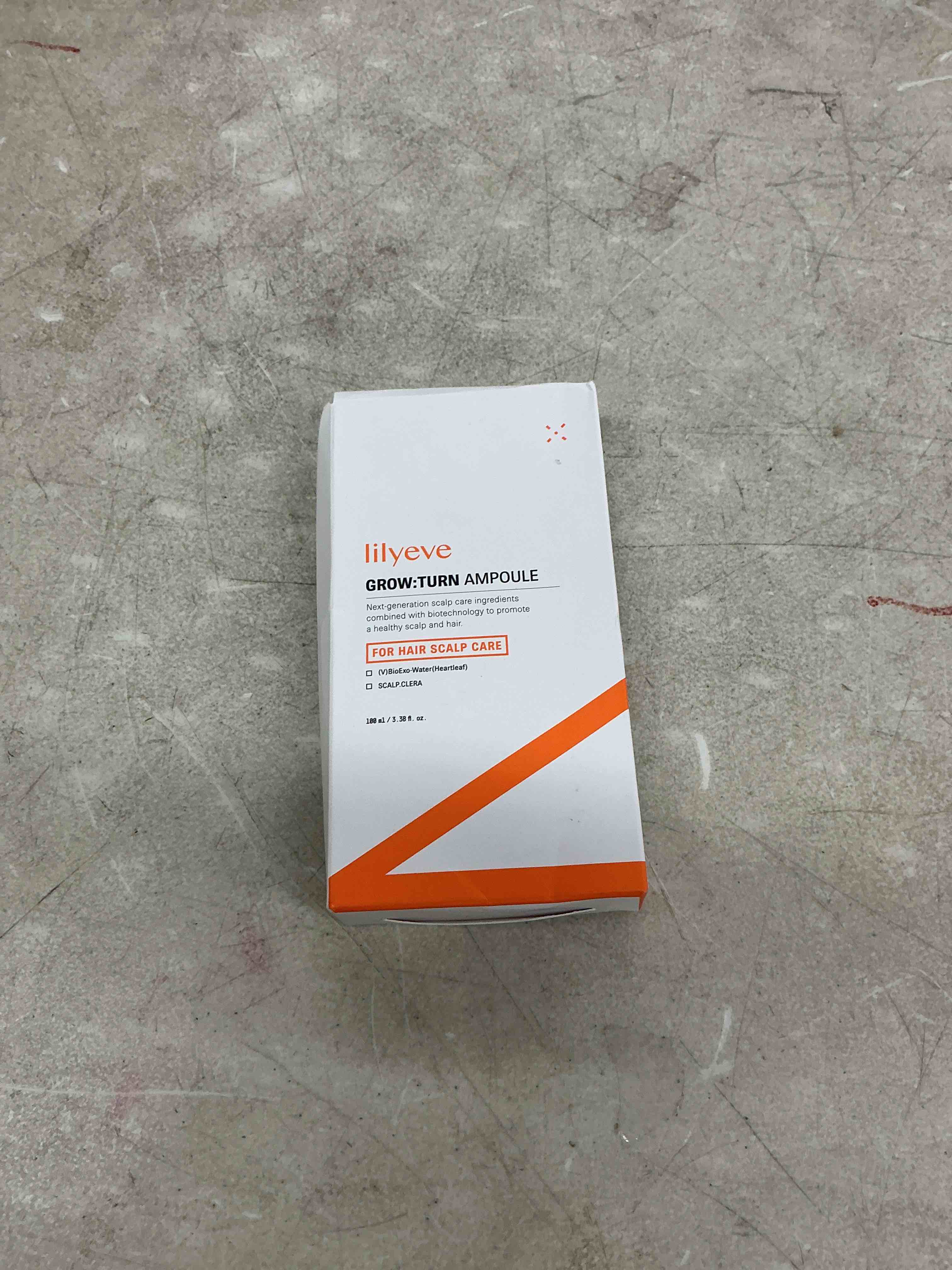 Condition photo showing Good Condition for lilyeve growturn hair growth serum with built-in brush, heartleaf-derived exosomes to revitalize, scalp massager, korean hair care, 3.38 fl. oz. (pack of 1) 3.38 fl oz (pack of 1)