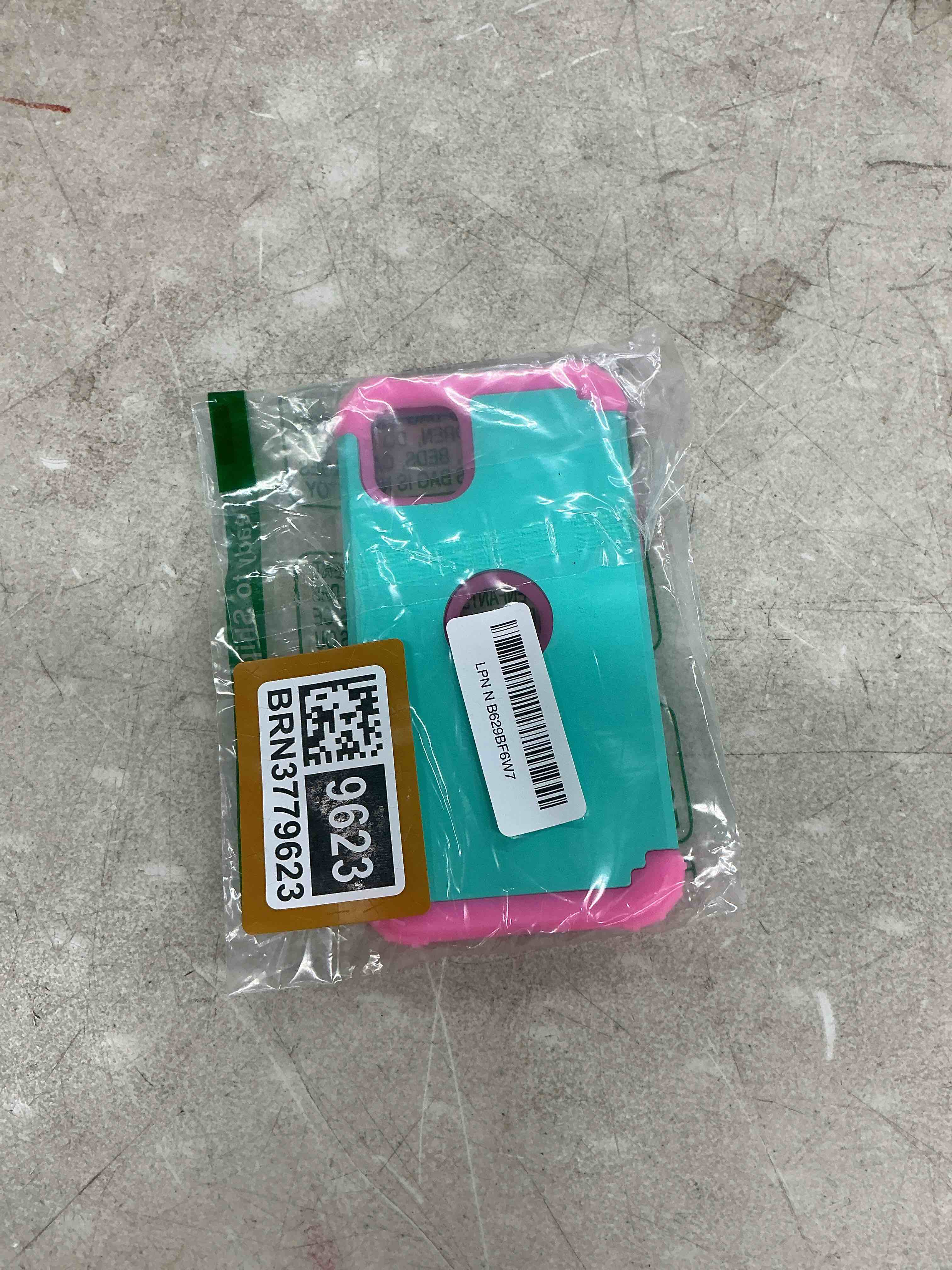Condition photo showing Good Condition for idweel for iphone 11 pro max case with screen protector(tempered glass),hybrid 3 in 1 shockproof heavy duty protection hard pc cover soft silicone bumper full body case for kids girls,mint/pink mint green/pink
