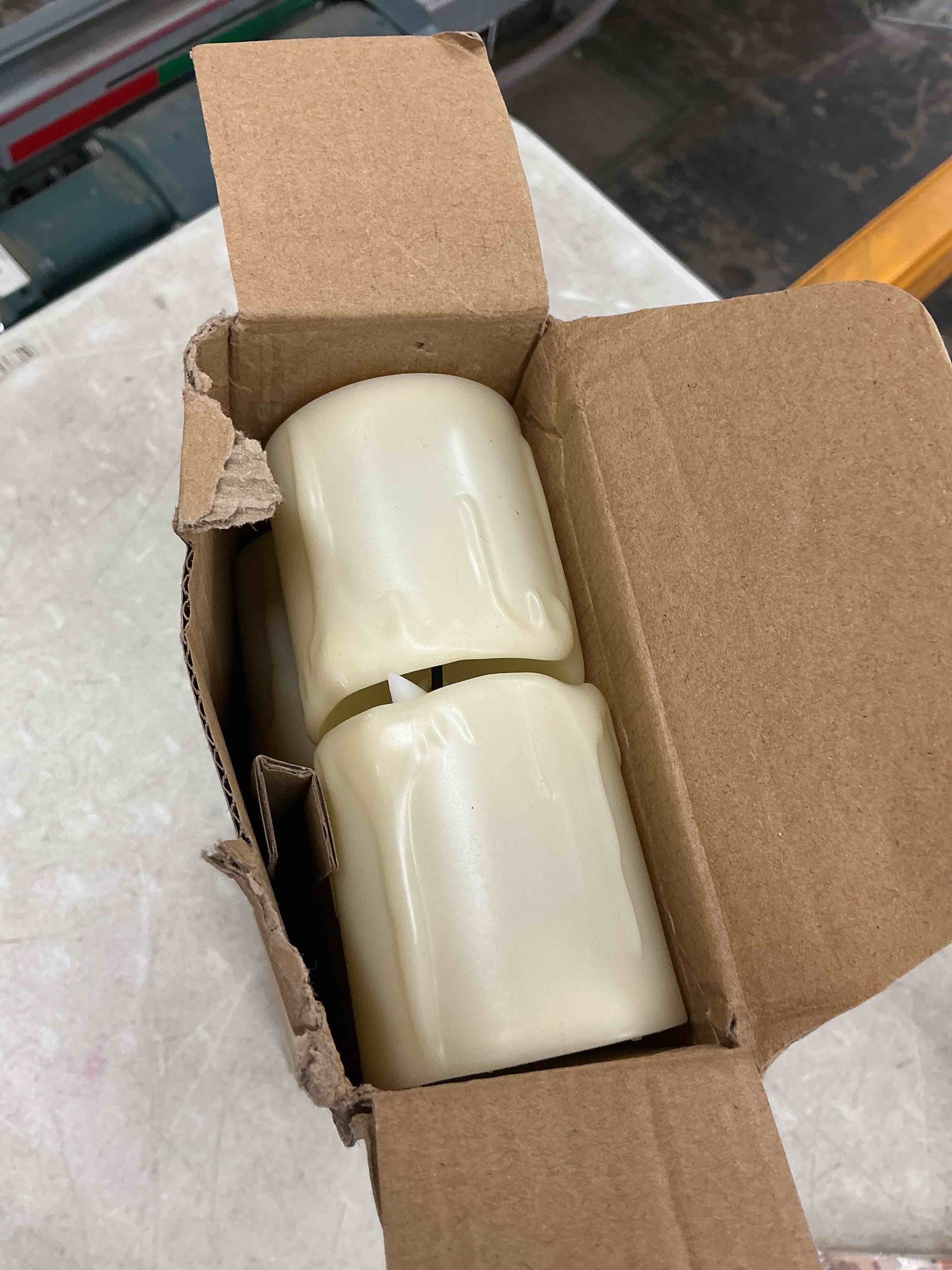 Condition photo showing Good Condition for homemory rechargeable flameless candles with timer remote, 2" x 2" realistic battery operated led votive tea lights, 12pack electric fake candle in warm white (usb charging cable included) ivory base 2" x 2" (12 pack,rechargeable)