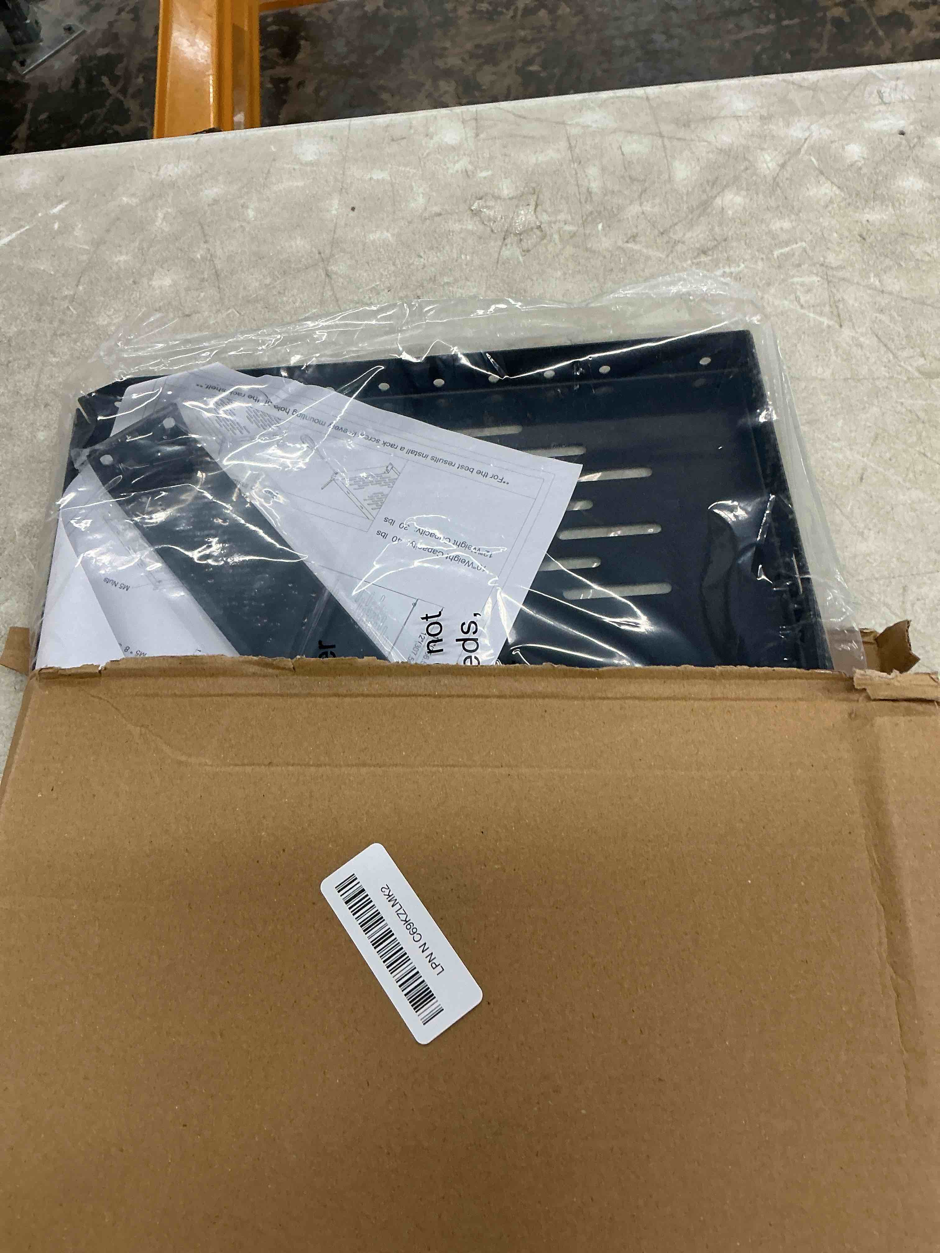 Condition photo showing Good Condition for beiyier 1u server rack shelf, suitable for 19" network equipment racks and cabinets, ventilated cantilever tray, depth of 12 inches, well-ventilated (1pcs, black) 12”